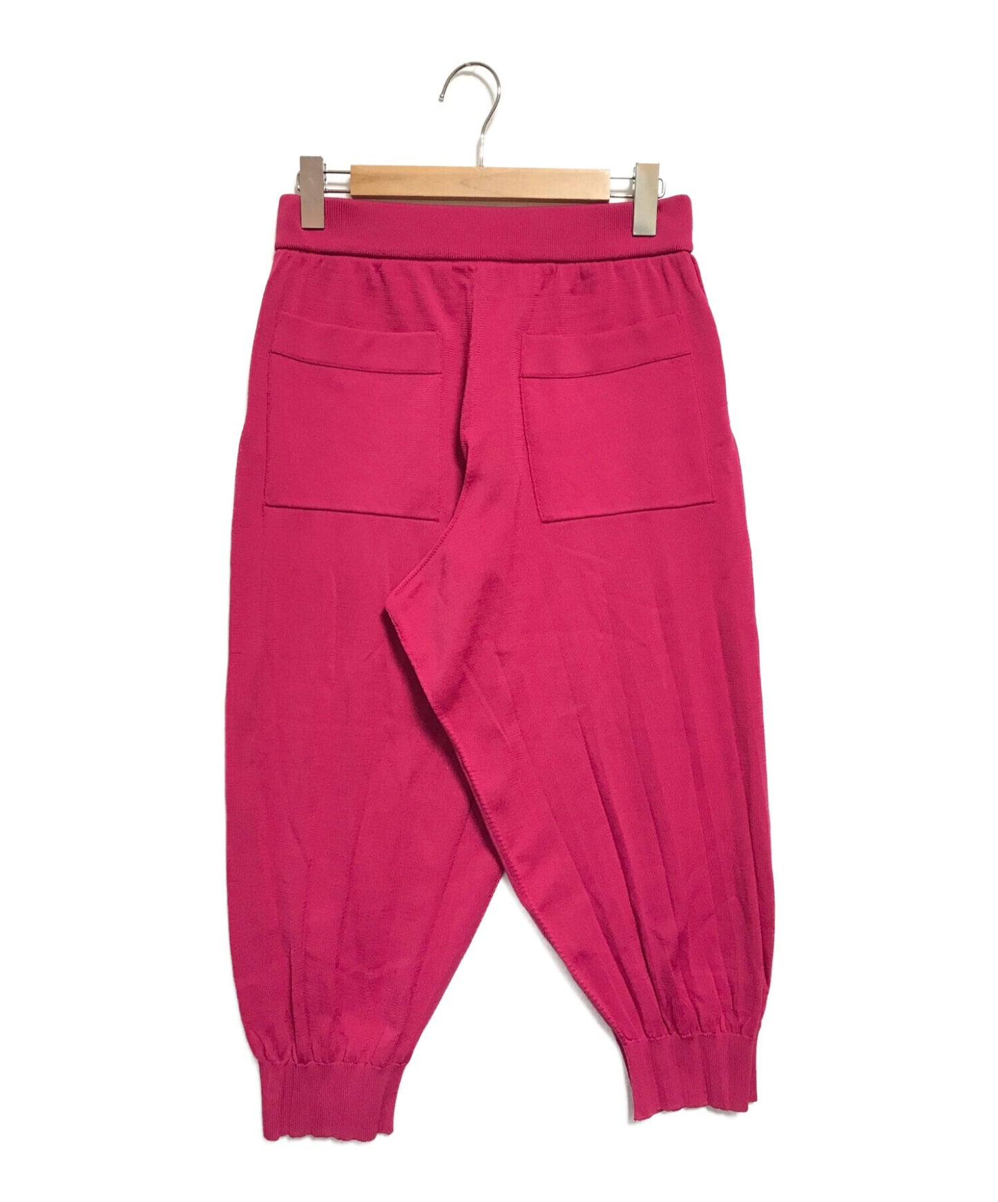 Issey Miyake男士褶皱轻松的针织裤ME93KF125