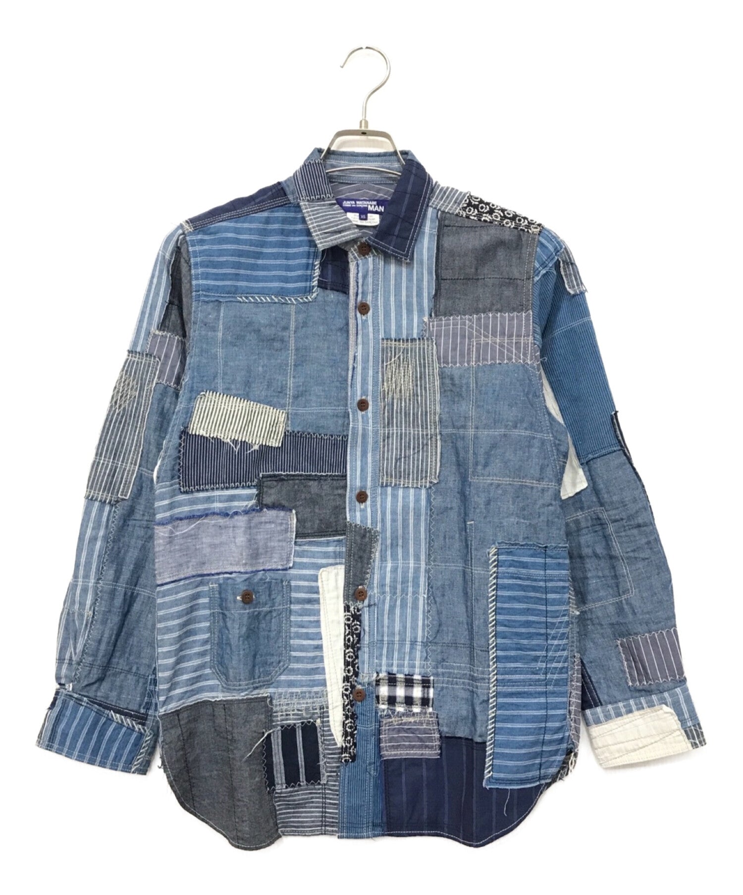 COMME des GARCONS JUNYA WATANABE MAN patchwork shirt WO-B045