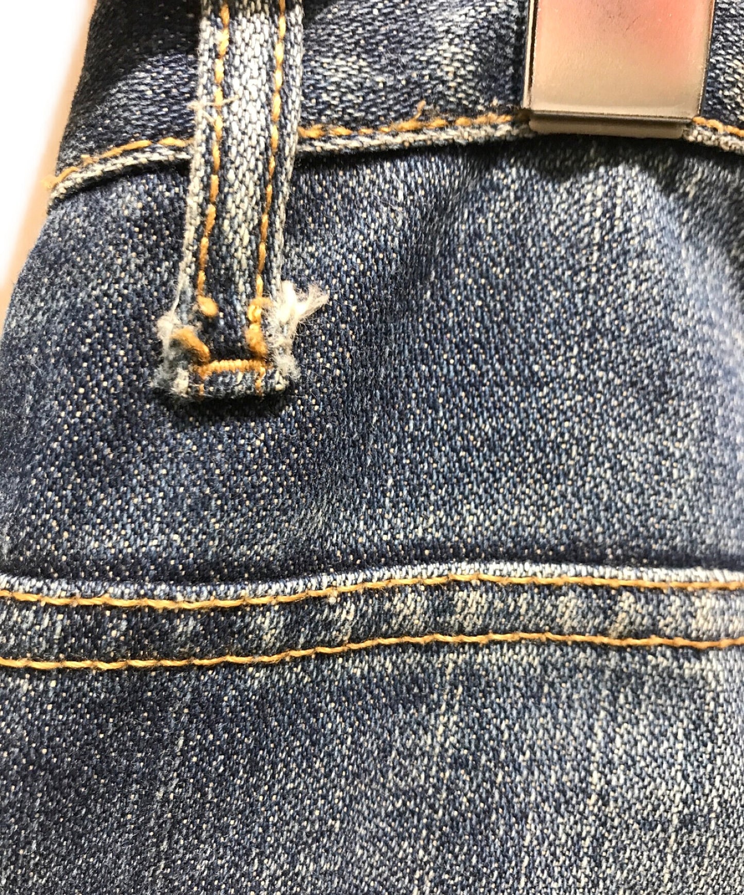 Dior Homme由Hedi Slimane牛仔布裤5EH1011482