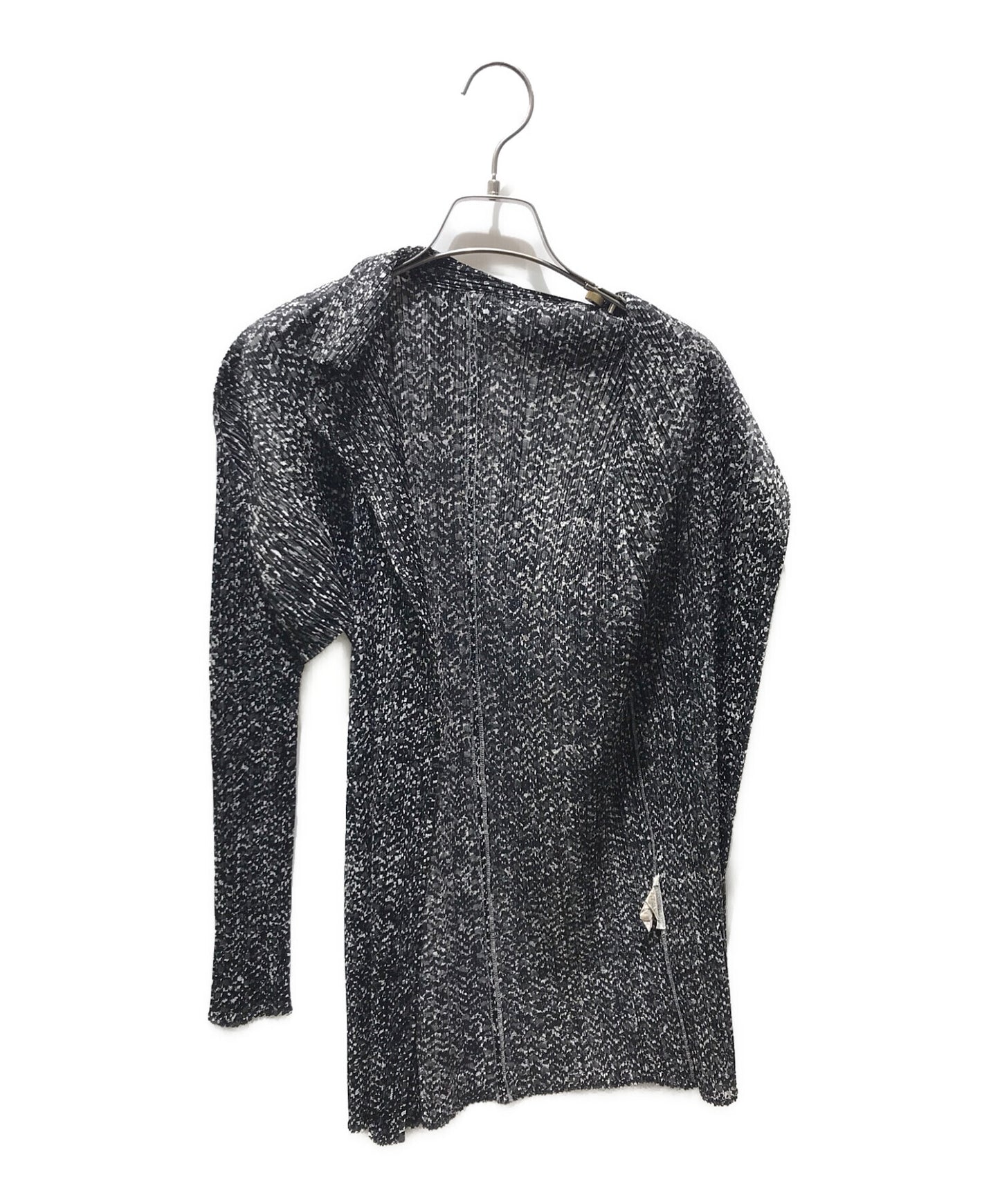 Pleats请带有全面图案PP81-JK431 PP81-JK431的百褶衬衫