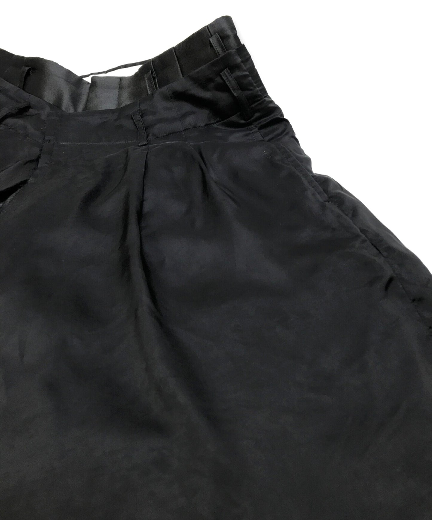 Comme des Garcons对接由不同材料制成的分层裤子GK-P001