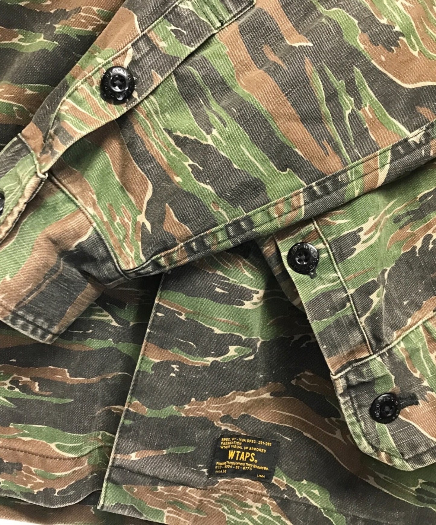 WTAPS TIGER CAMO军事外套171GWDT-SHM01S