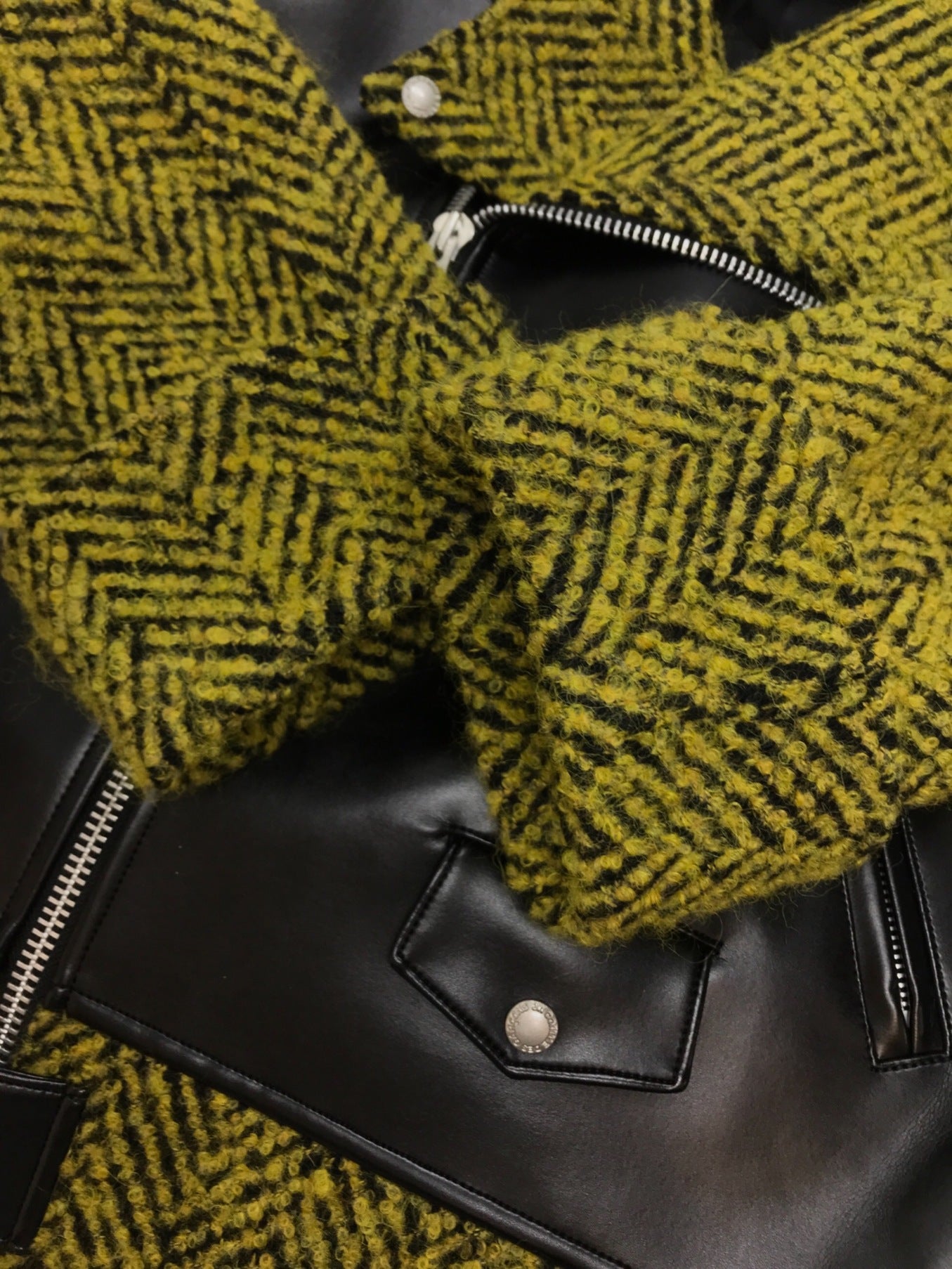 Junya Watanabe Comme Des Garcons Tweed Rider 's Coat JF-C016