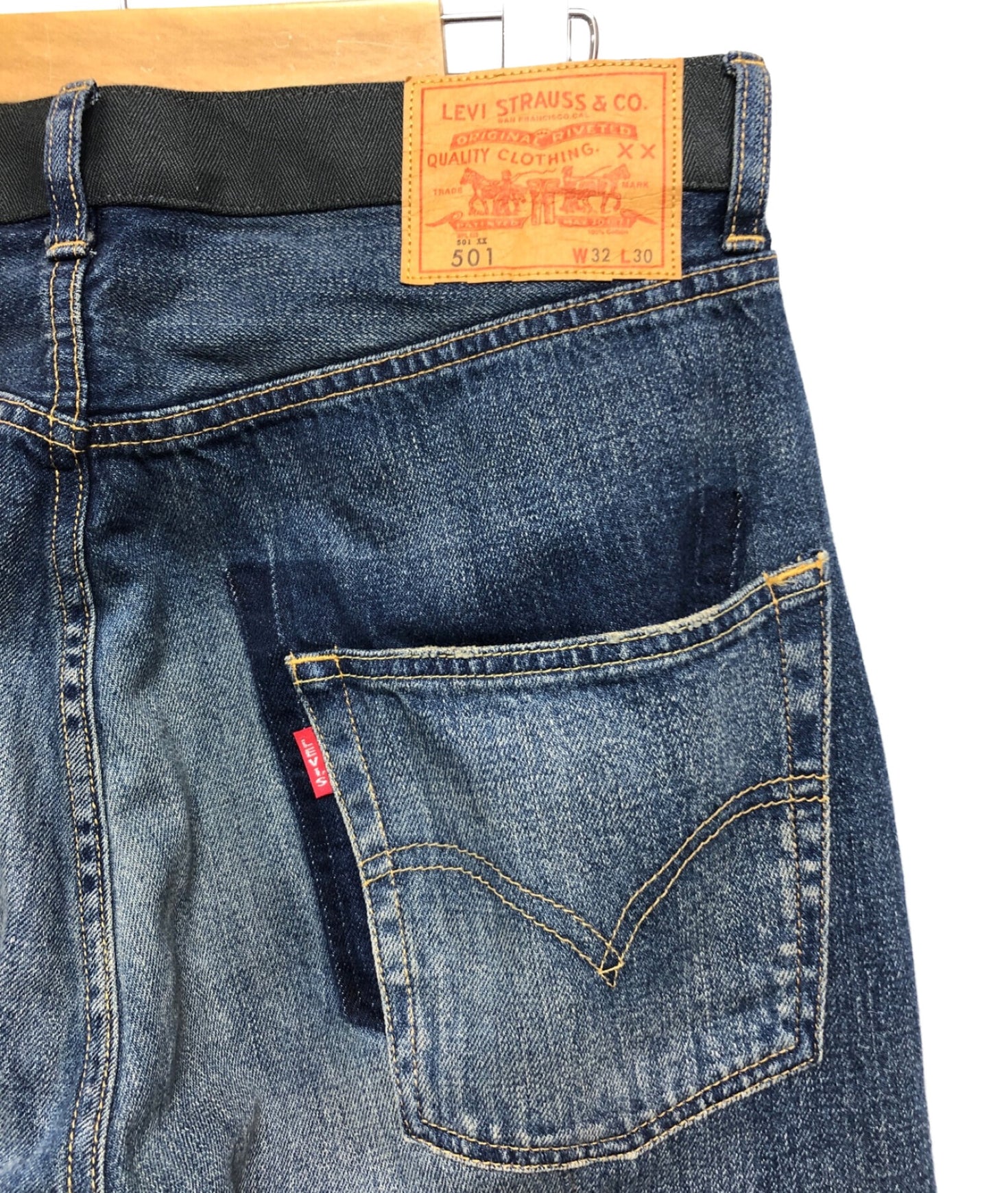 Junya Watanabe Comme des Garcons棉花牛仔牛仔WD-P204