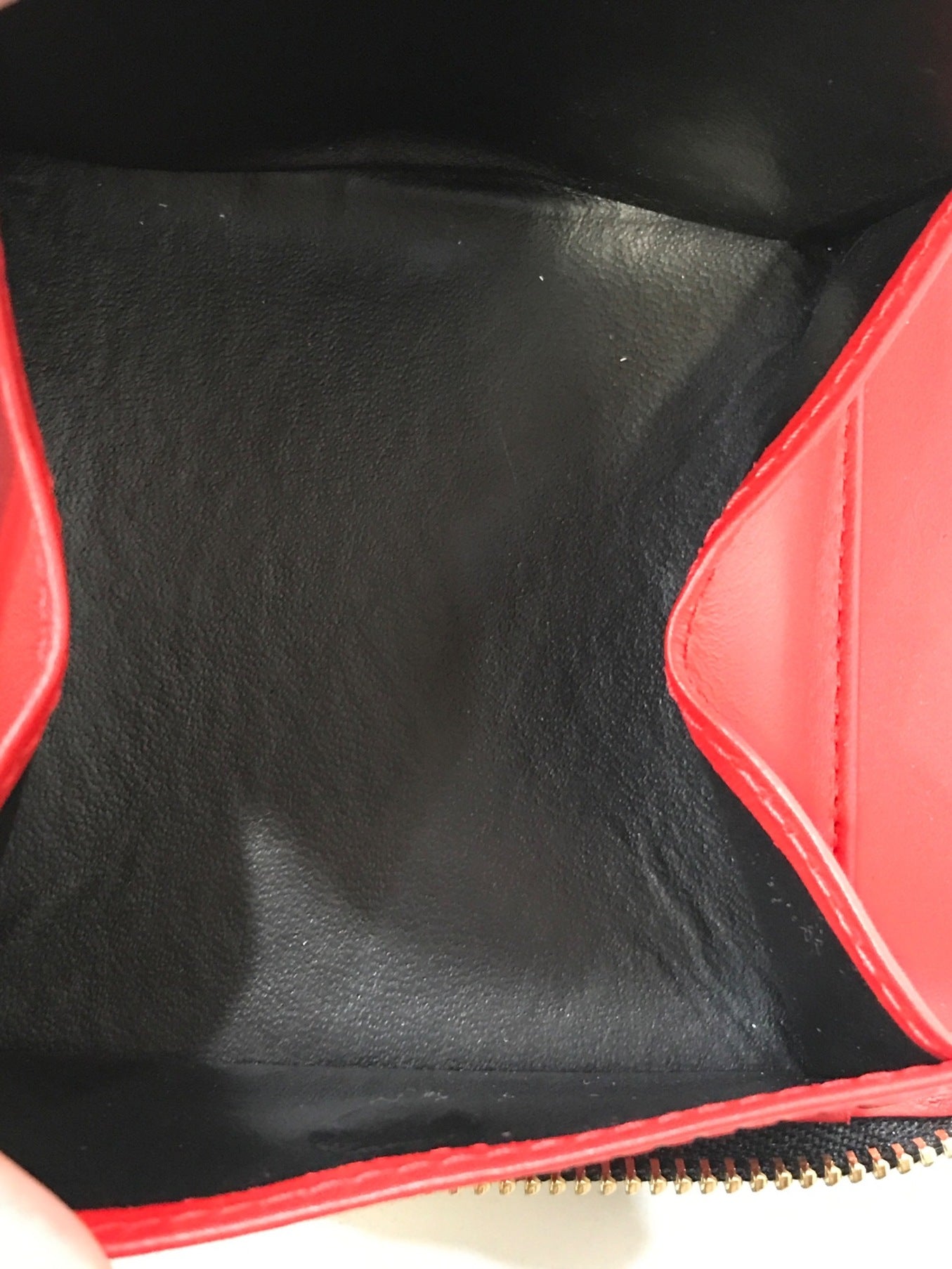 comme des garcons bi-fold wallet