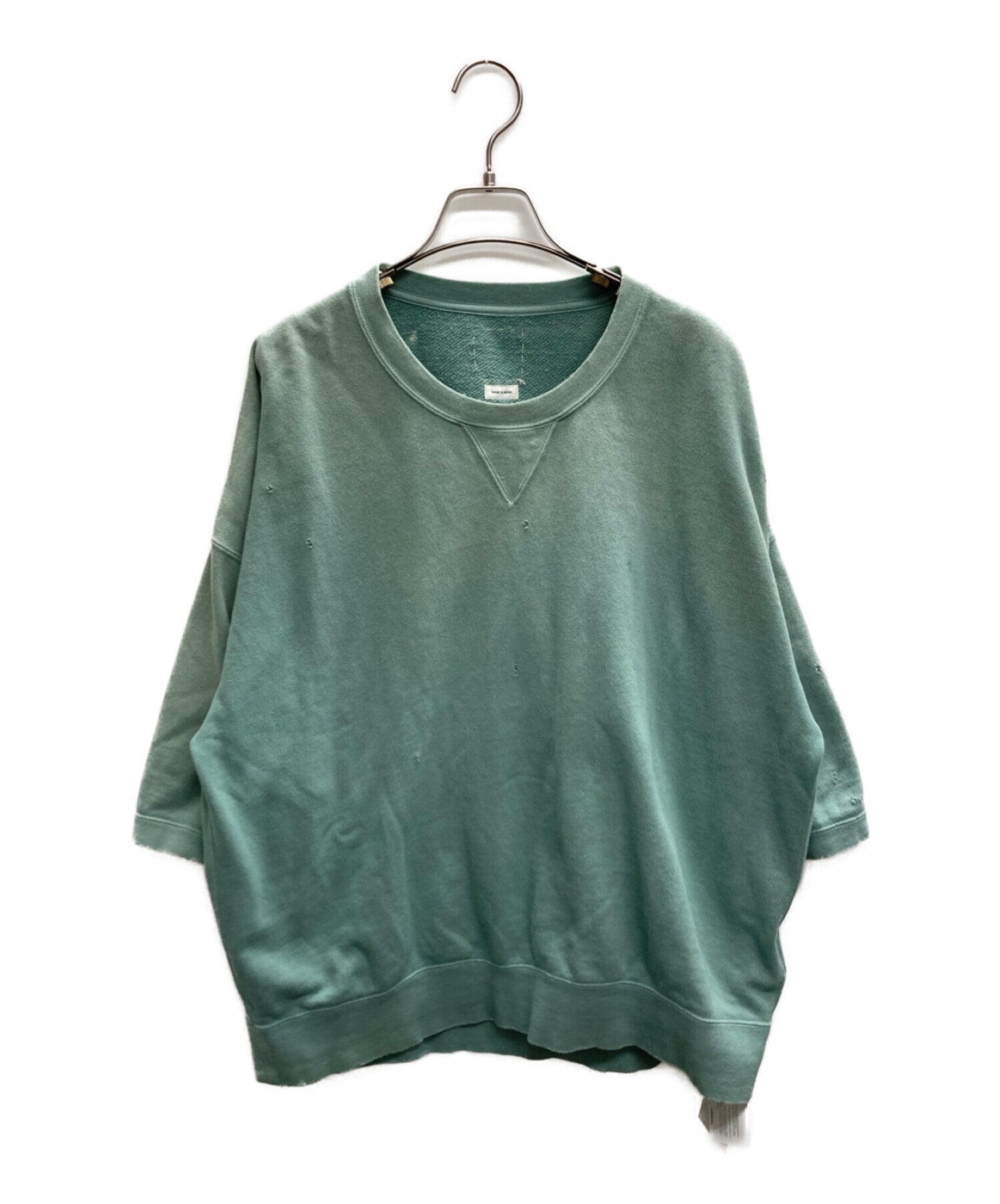 visvim AMPLUS SWEAT S/S CRASH LT.GREEN - スウェット