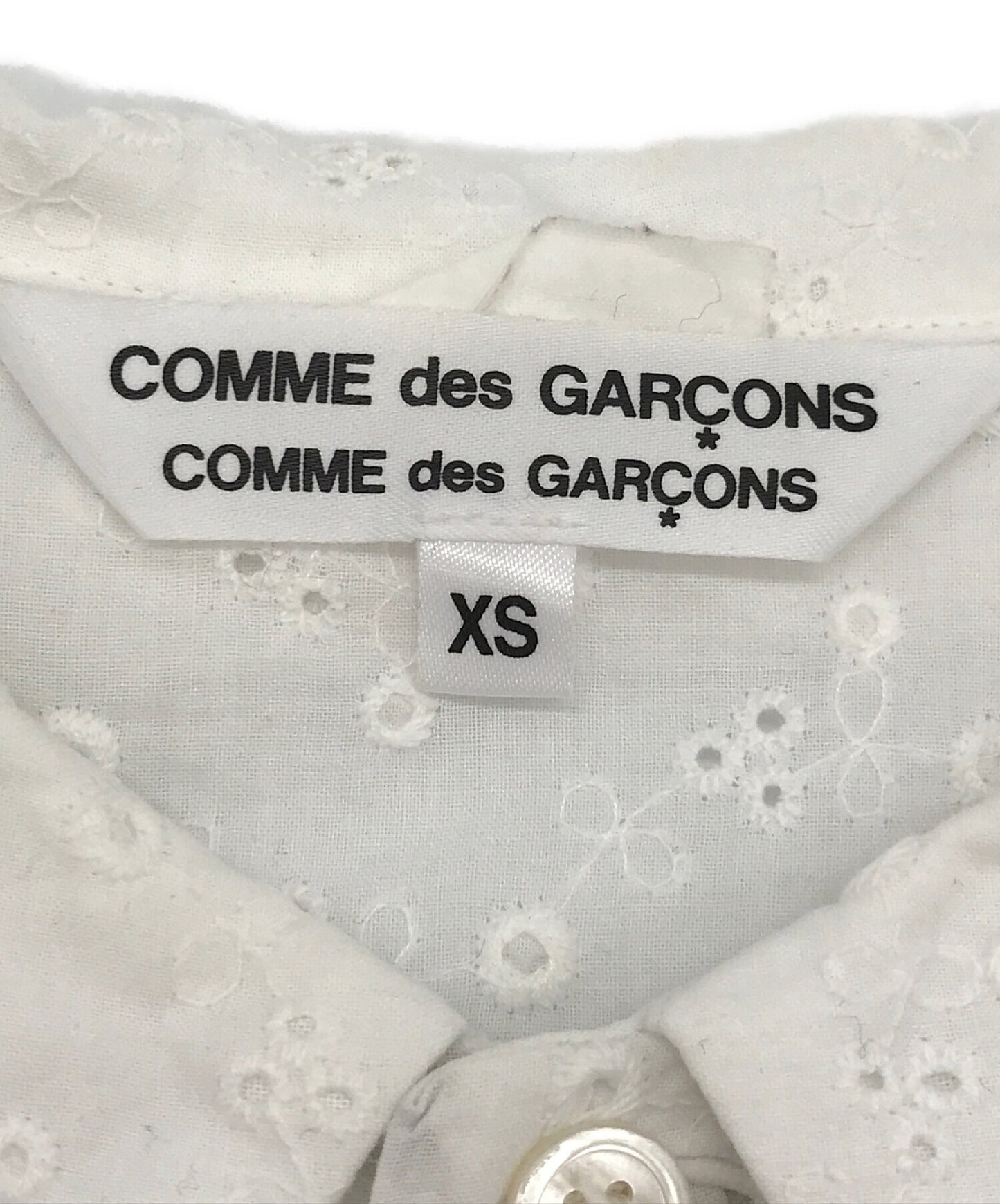 Comme des Garcons comme des garcons cutwork上衣上衣衬衫衬衫衬衫RI-B012