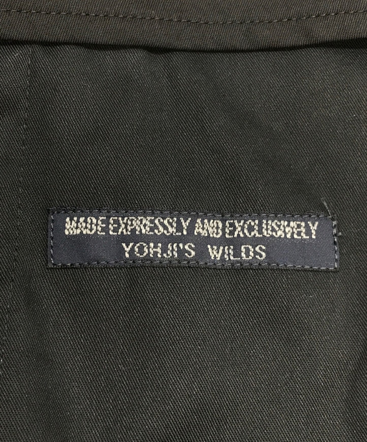 调节Yohji Yamamoto 21AW羊毛Gabardine Slim-string Pants HX-P01-140