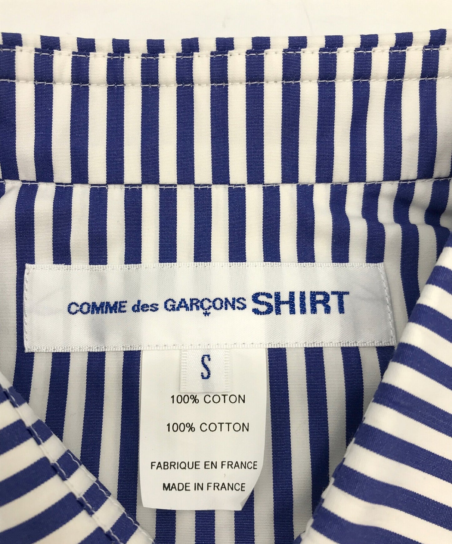 Comme des Garcons เสื้อเชิ้ตลายลายลายลายสีเสื้อเชิ้ตเสื้อเชิ้ตแขนยาวเสื้อเชิ้ตแขนยาว FZ-B119-Per-1