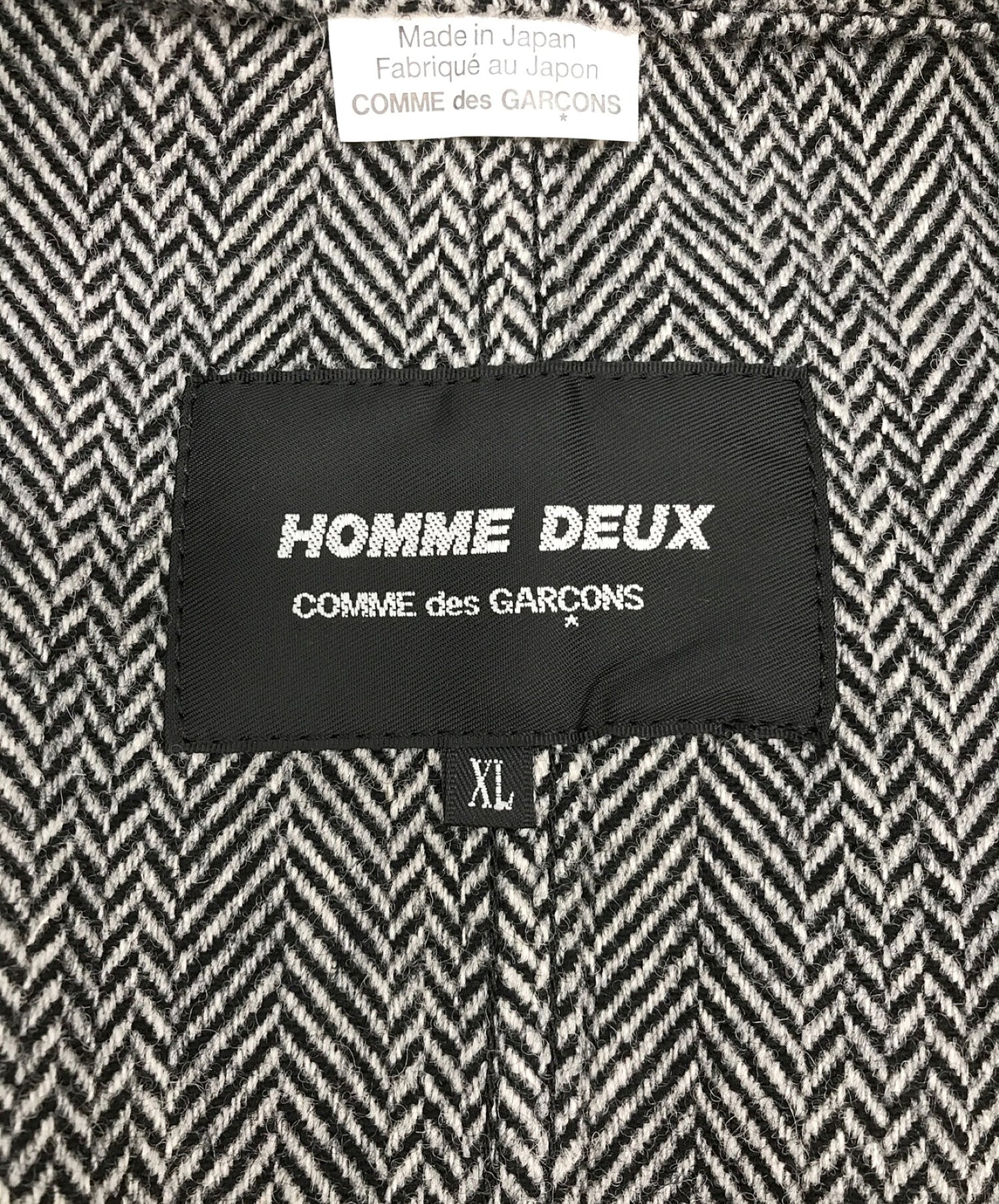 COMME DES GARCONS HOMME DEUX裁缝夹克夹克DT-J057