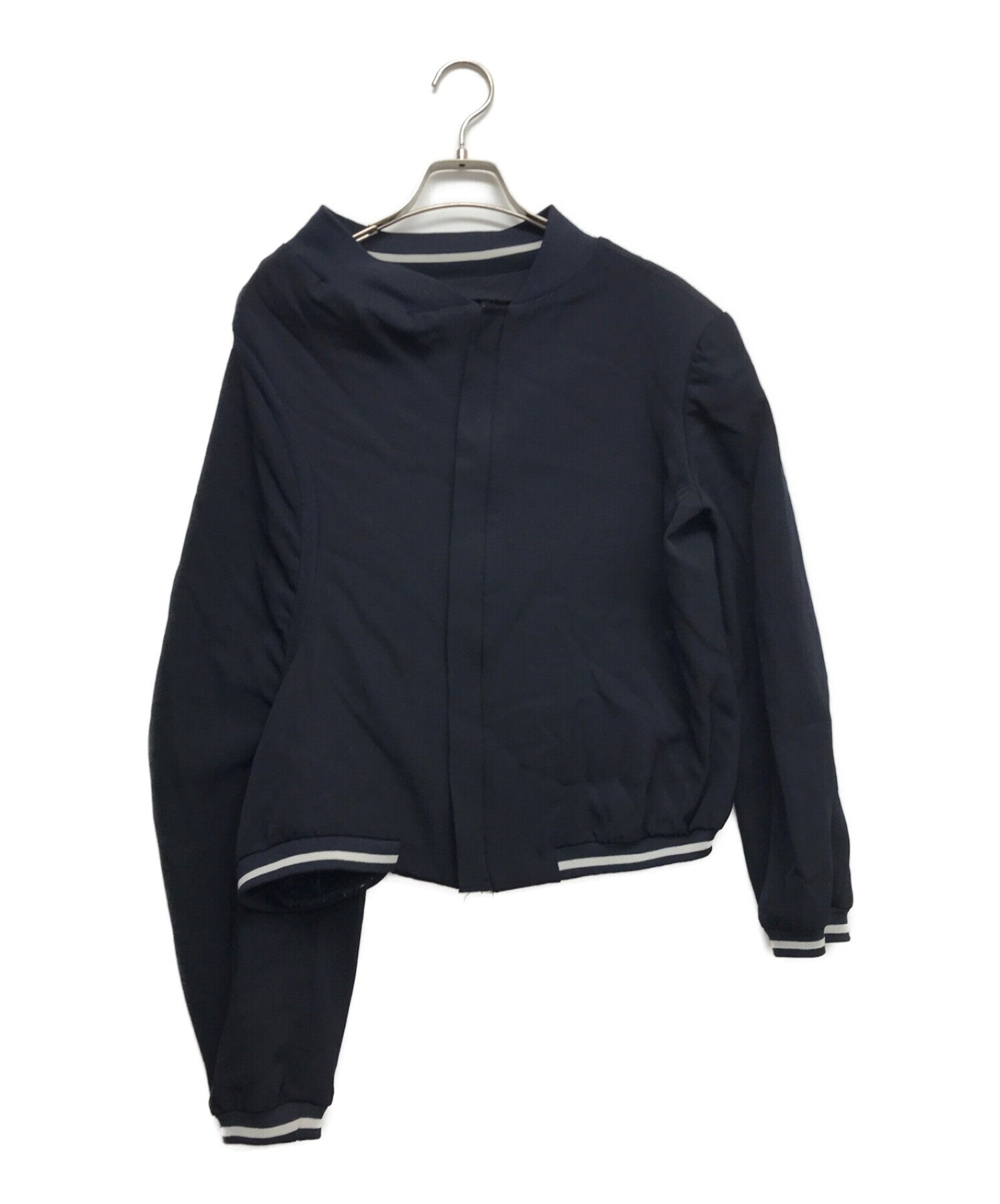 YOHJI YAMAMOTO Woolly Gabba Asymmetrical Design Zip-Up Blouson Blouson