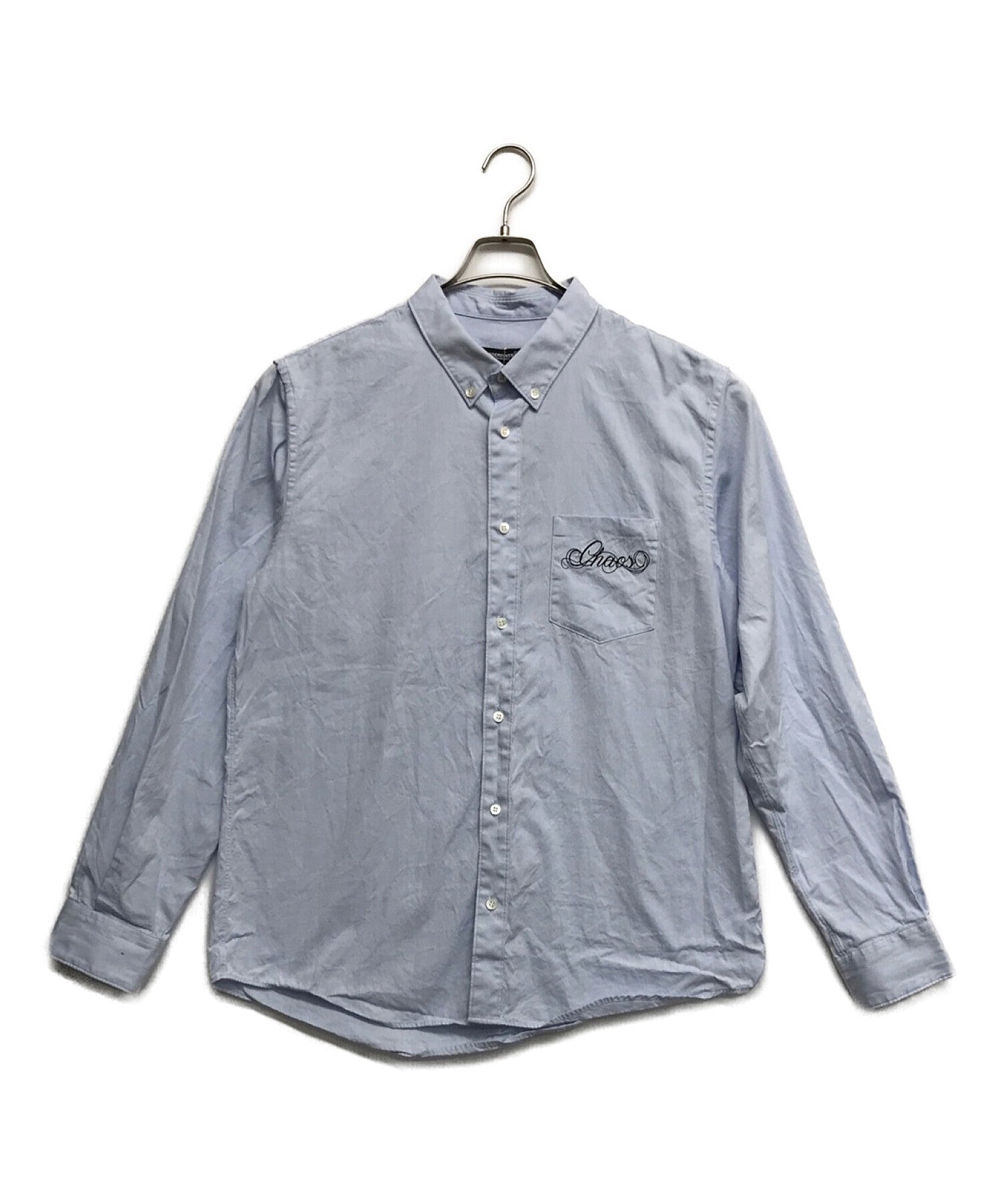 UNDERCOVER One Point Embroidery Button Down Shirt Shirt Long Sleeve Sh