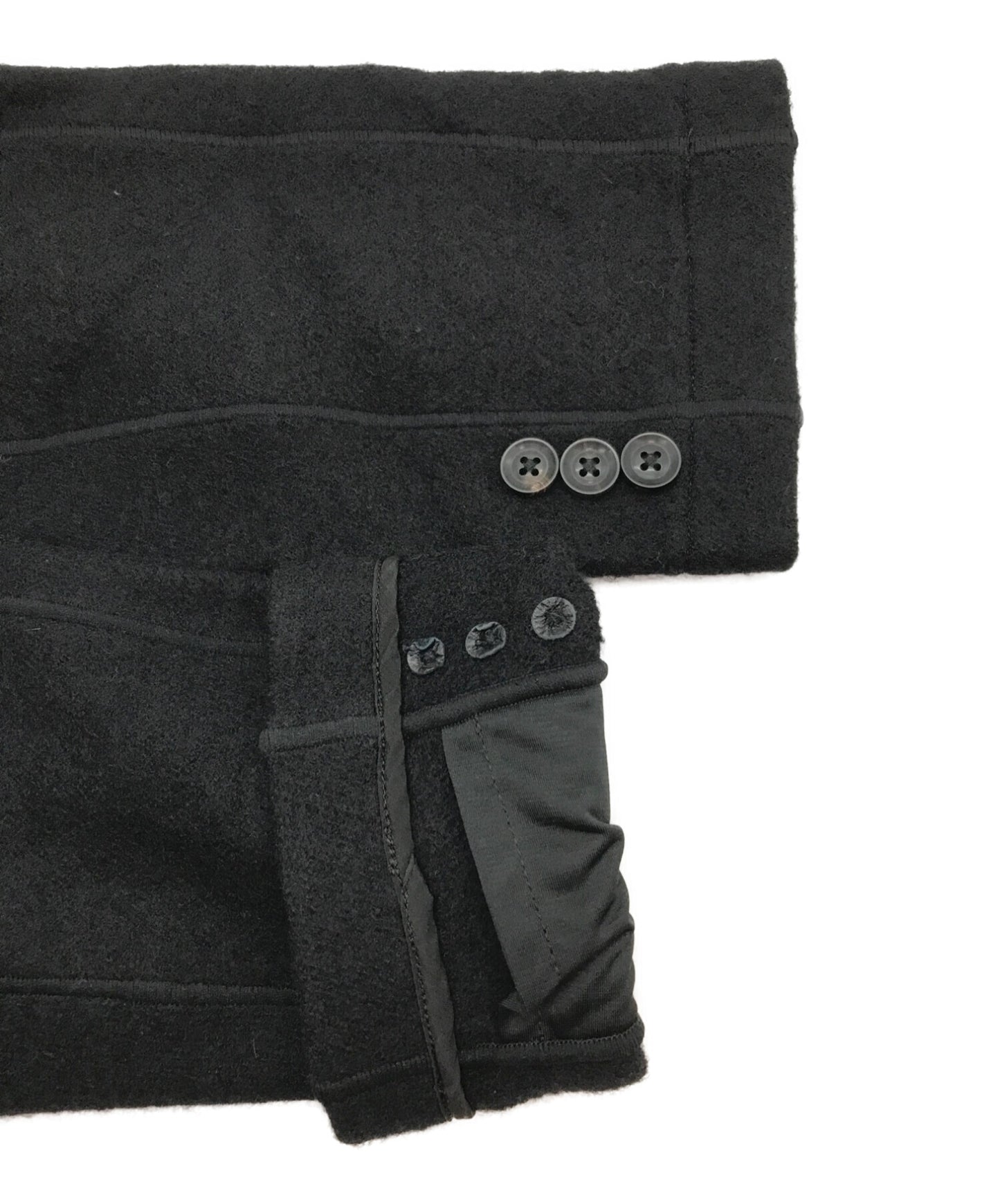 Yohji Yamamoto เครื่องแต่งกาย d homme รูปร่างขนสัตว์ขนยาว / industyle hr-c88-157