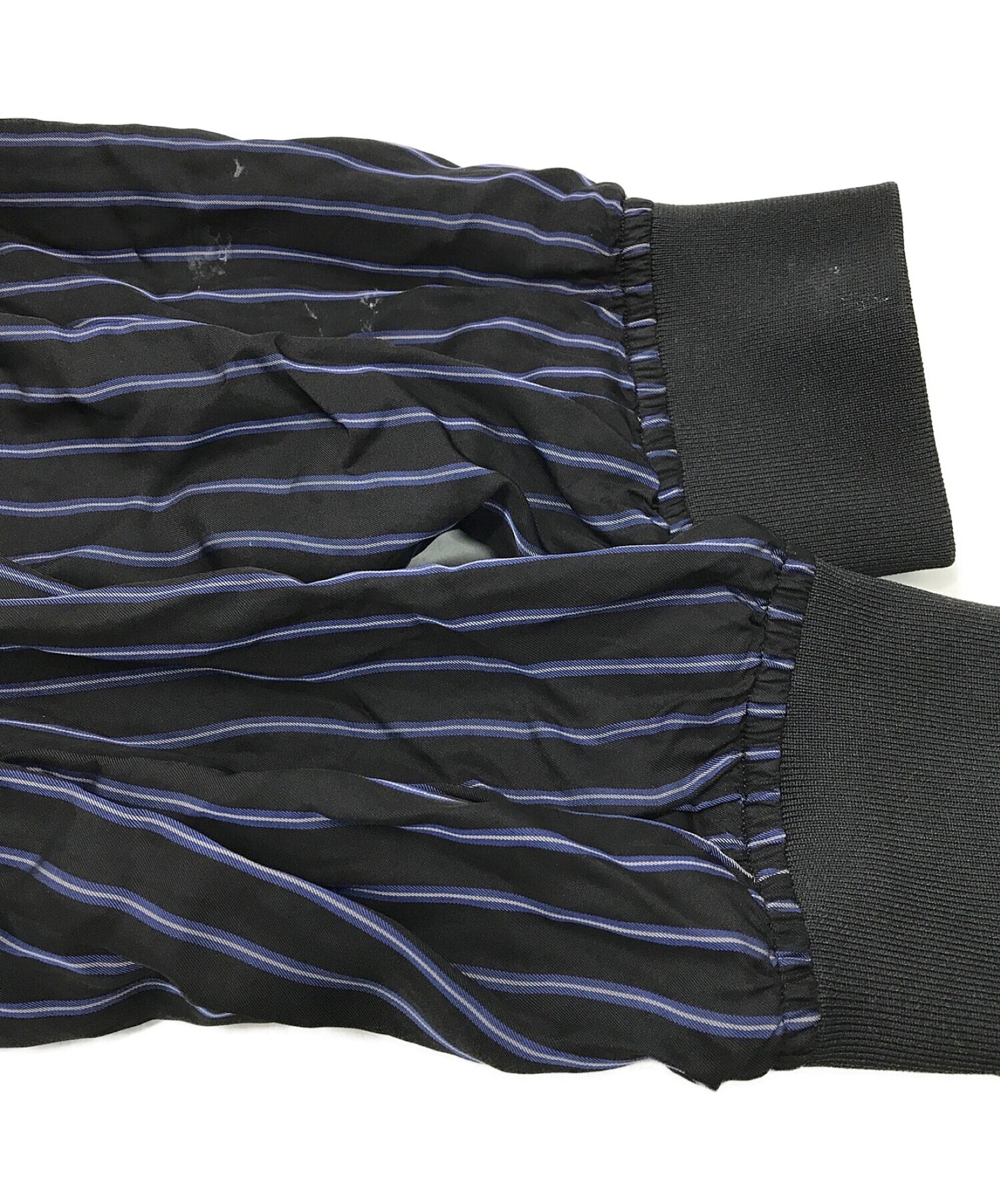 CDG back print stripted coat