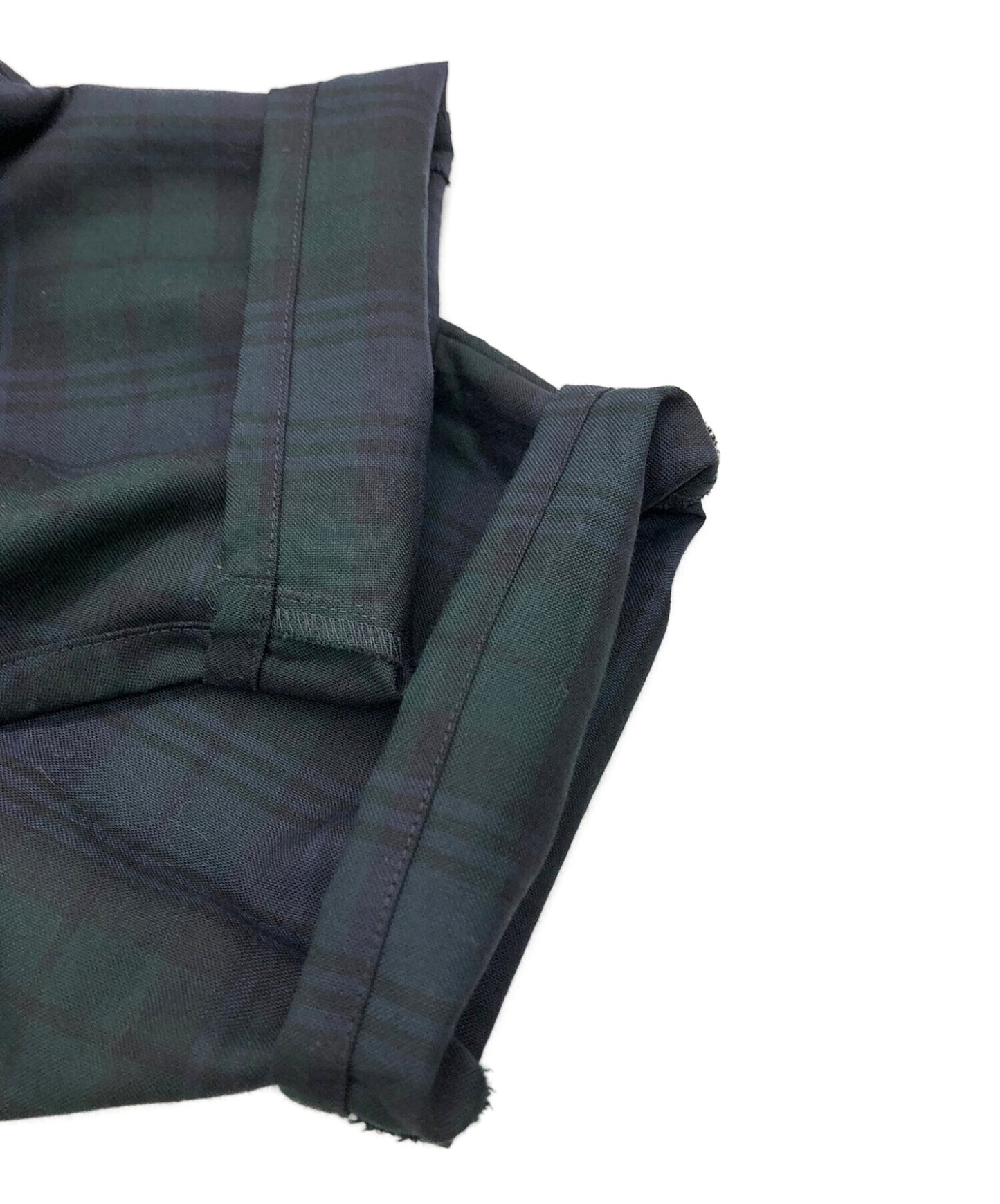 Junya Watanabe Man Blackwatch ผูกกางเกง wi-p028