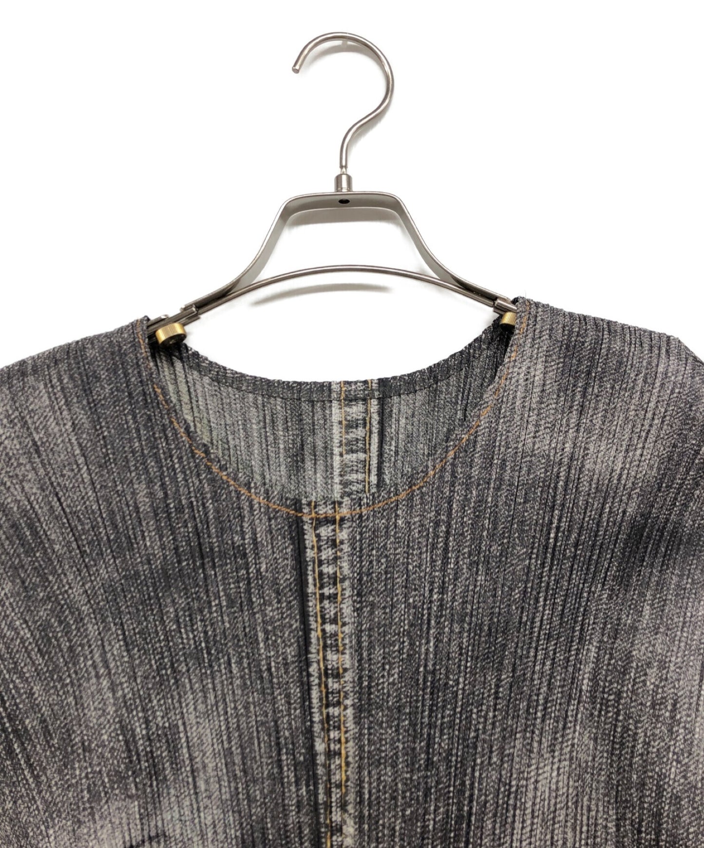 จีบโปรด Denim Transfer Blouse PP71-JK535