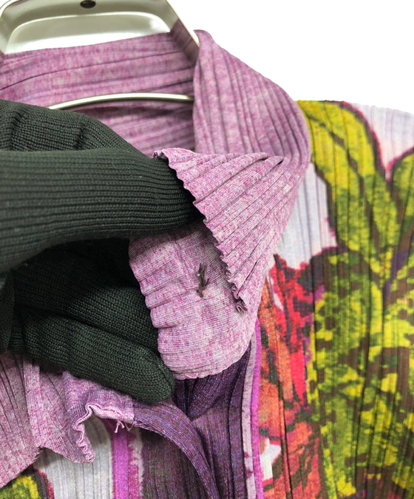 จีบโปรดเสื้อจีบลายดอกไม้ PP84-JK583