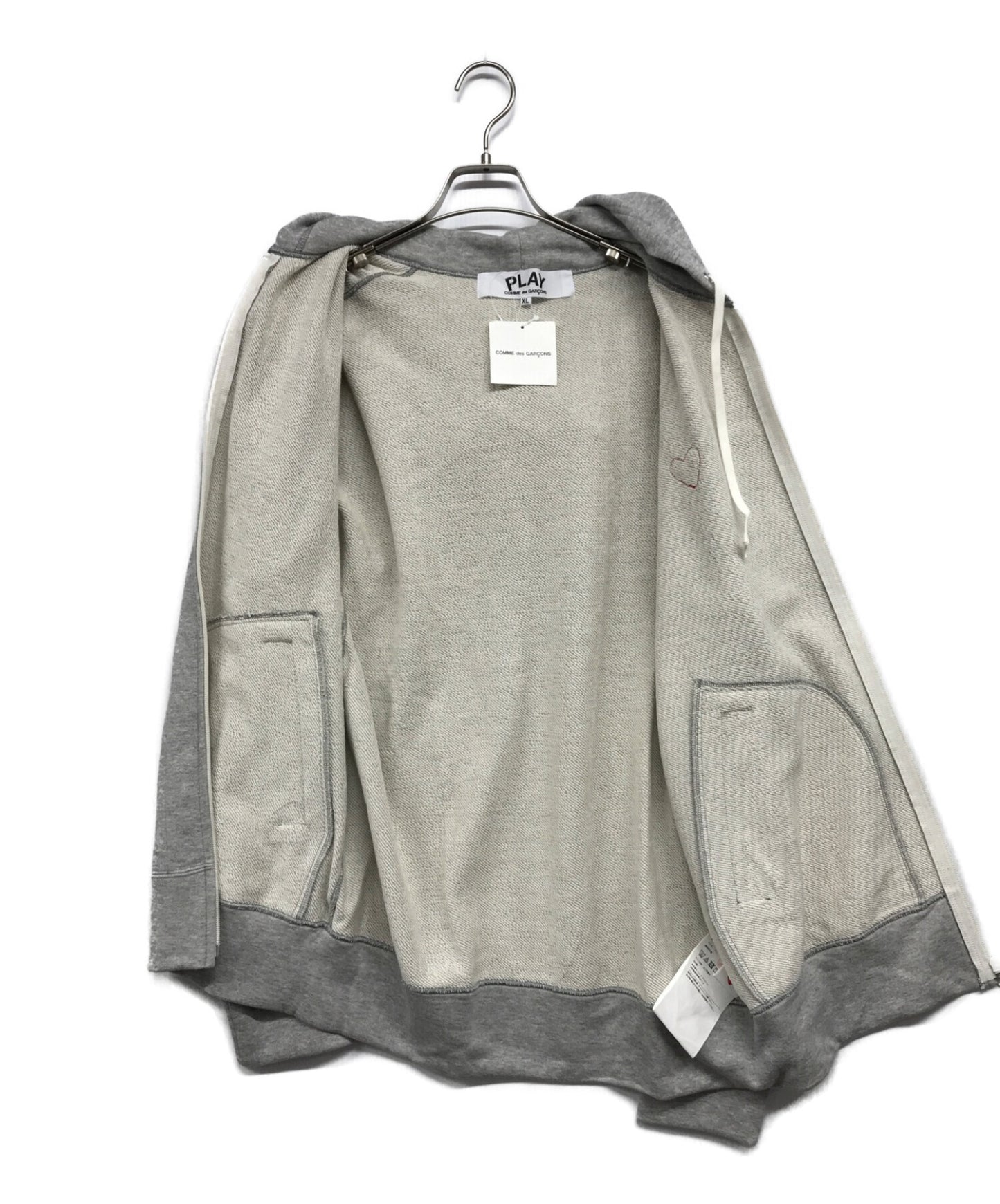 玩Comme des Garcons拉鍊連帽衫AZ-T168