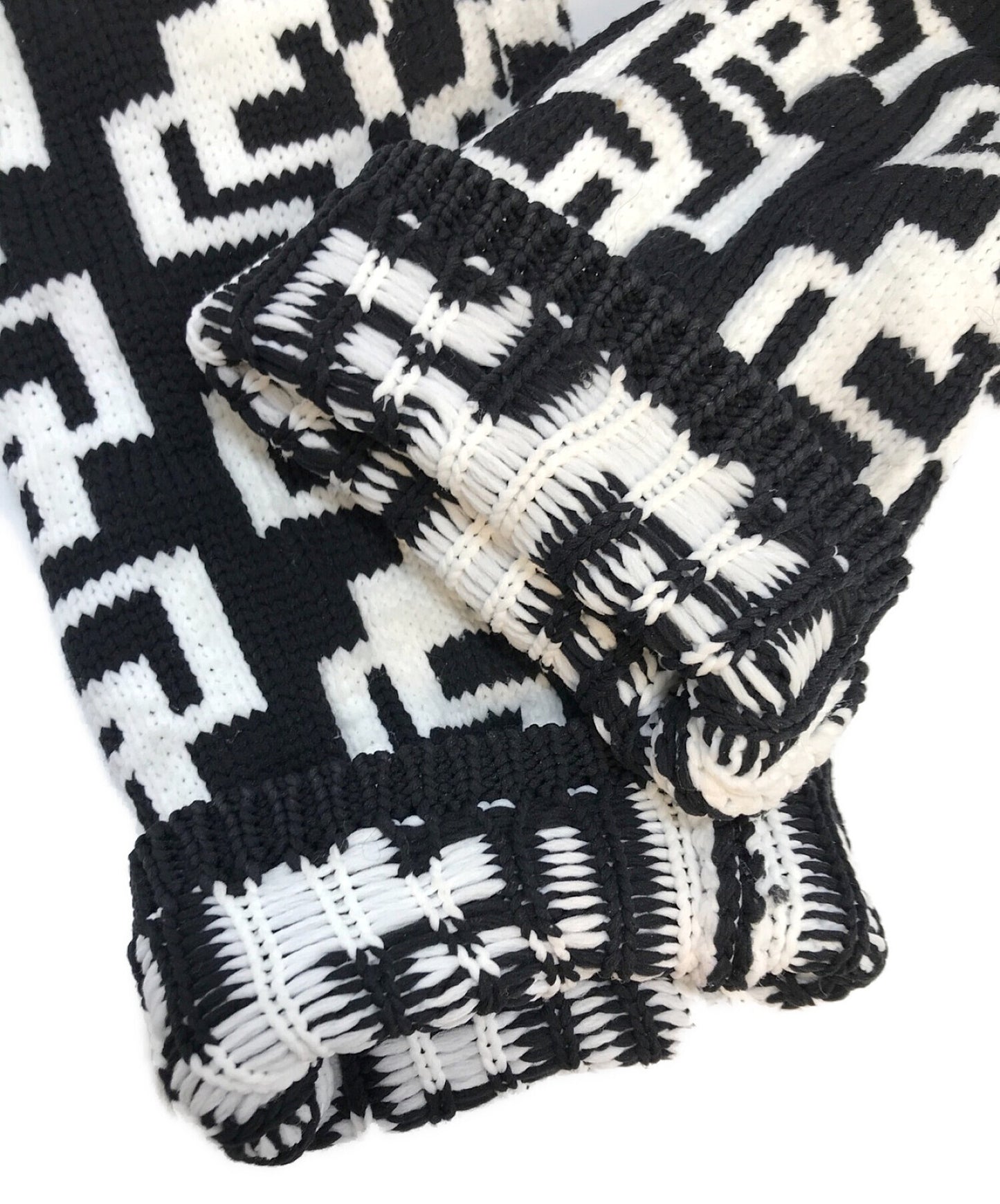 Comme des Garcons Homme Plus รูปแบบเรขาคณิตลูกเรือคอจัมเปอร์ pH-N012