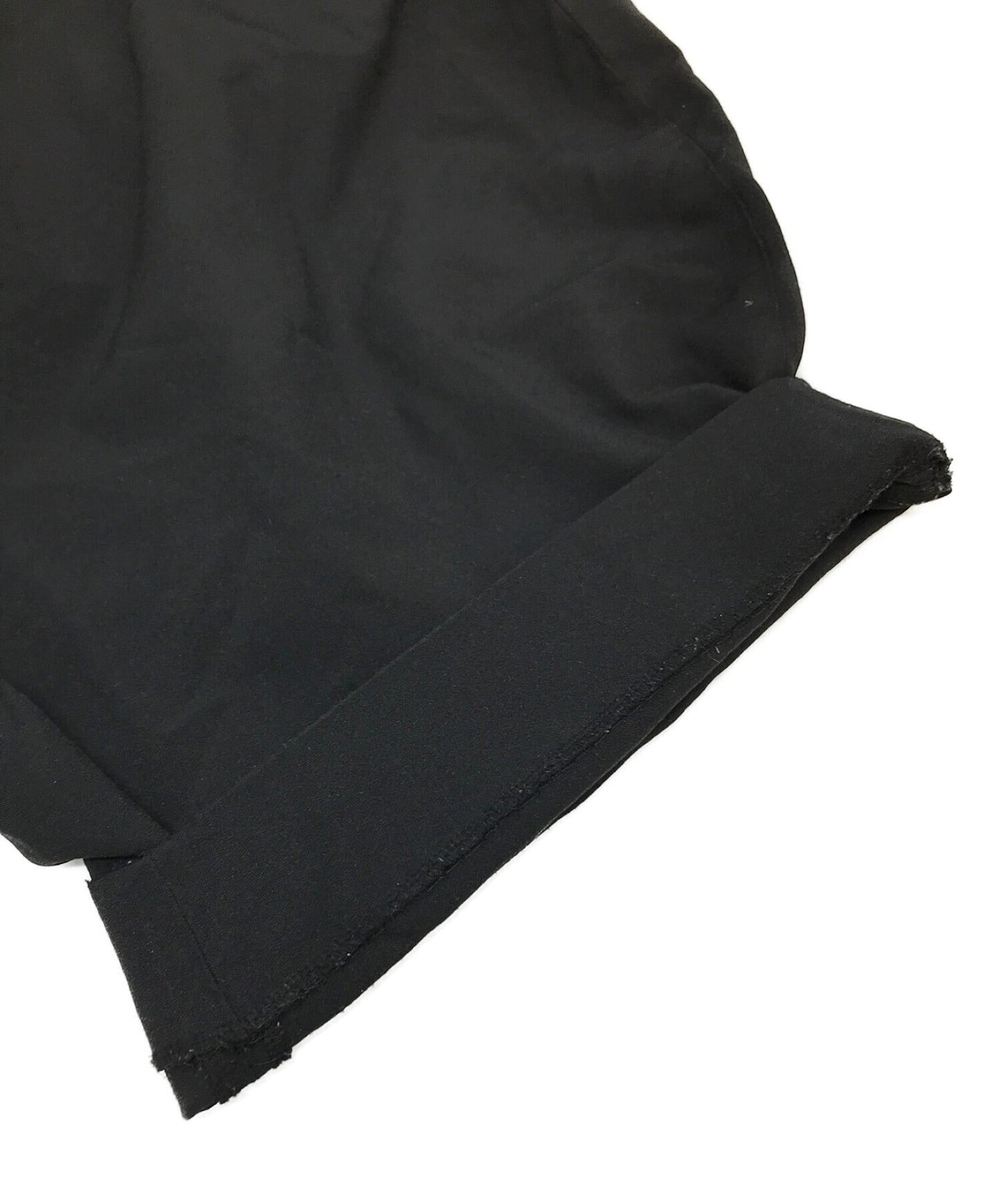 Black Comme des Garcons หลังการผลิตกางเกงกว้าง 1H-PO1