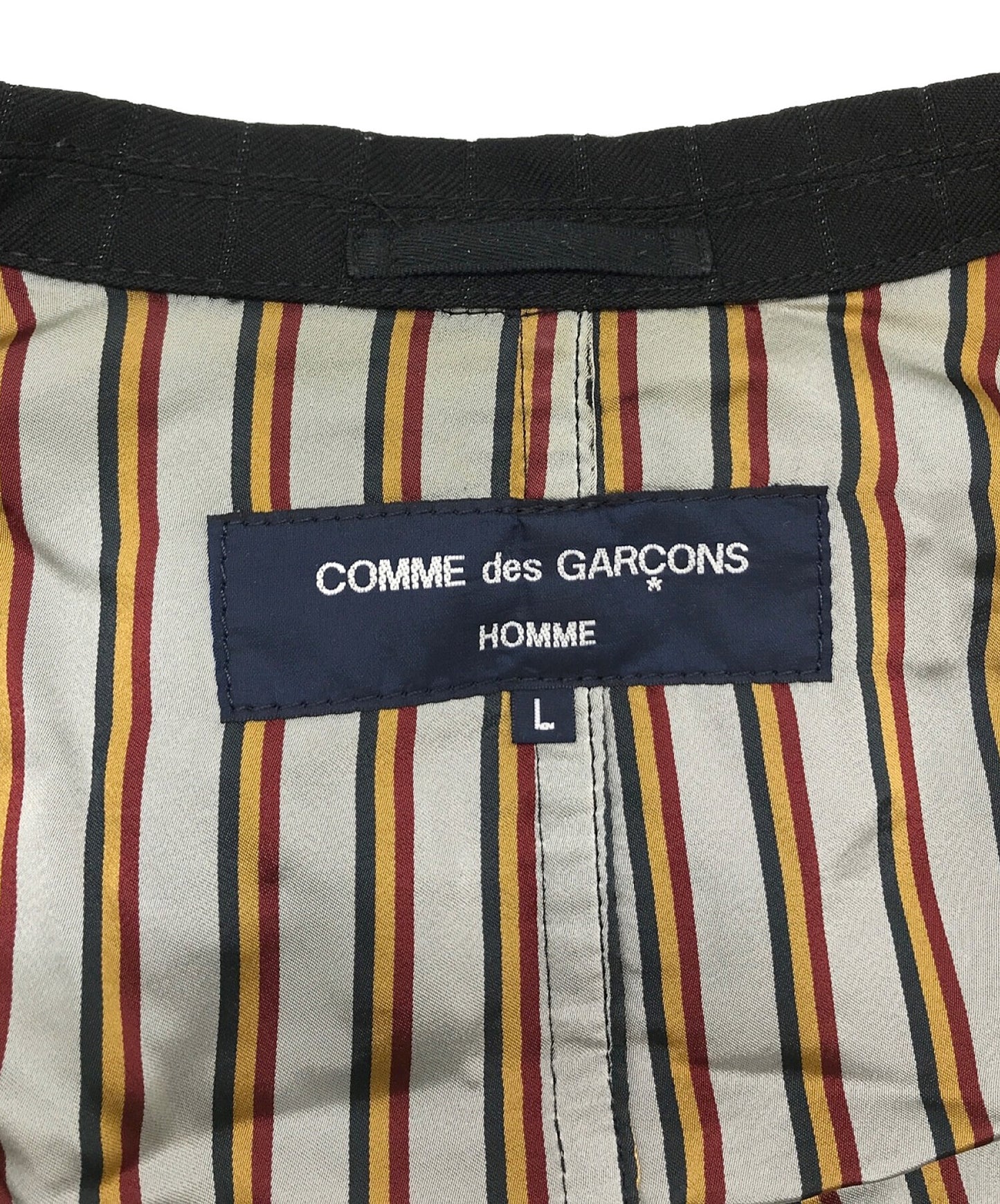 Comme des Garcons Homme Wool Striped Jacket HR-J019