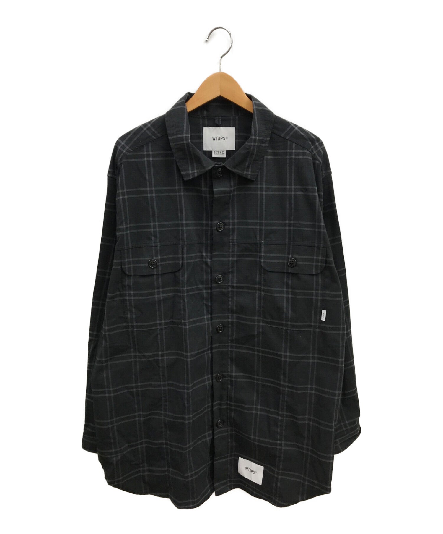 [Pre-owned] WTAPS WCPO LS RIPSTOP COOL MAX/Copoly ripstop textile cool