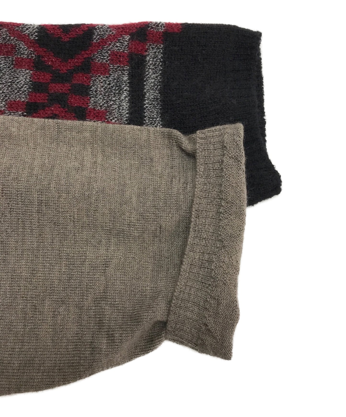 黑色丑闻Yohji Yamamoto女性罪犯:监狱船员脖子编织HG-K89-173