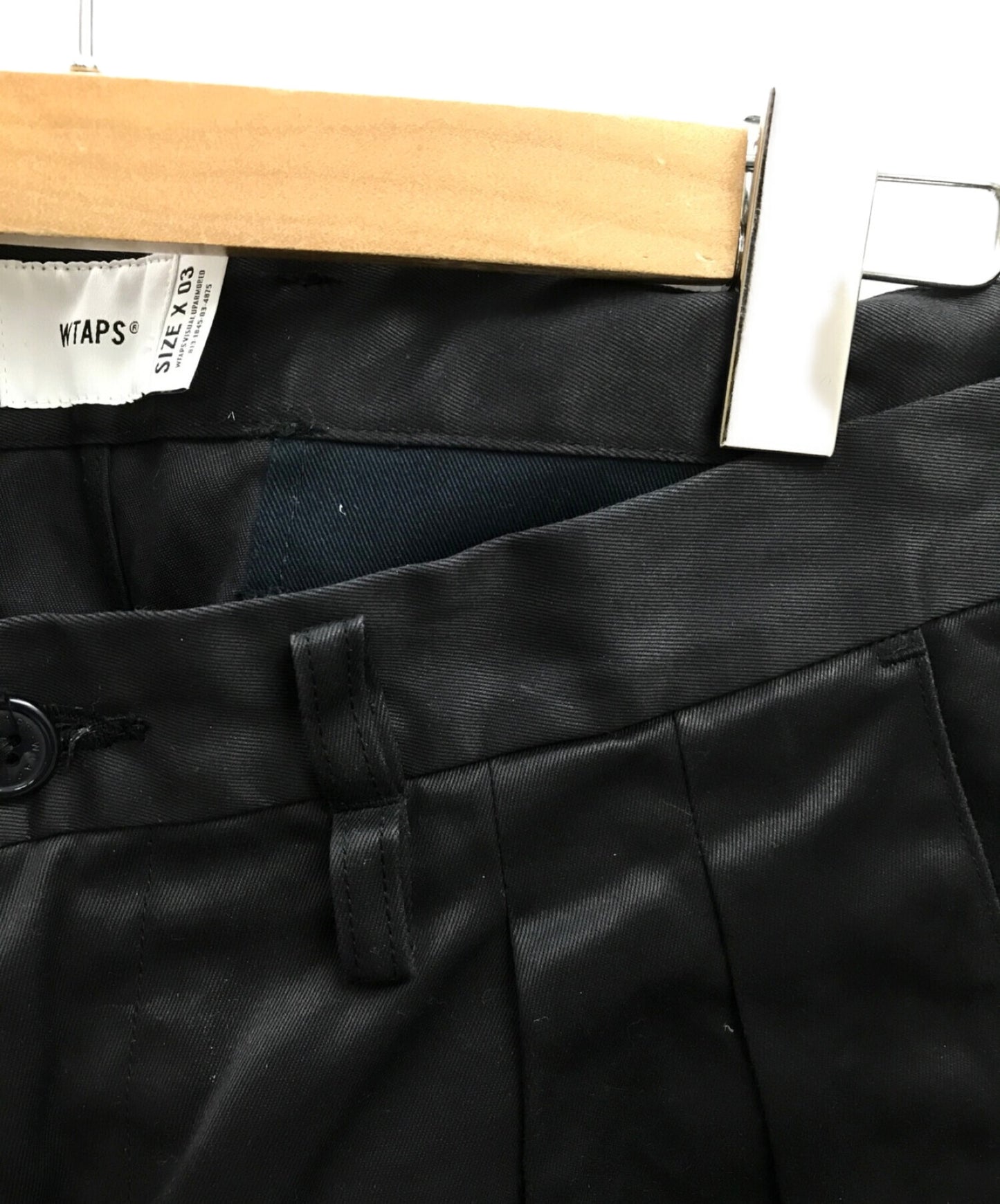 wtaps tuck 02/裤子/棉花。