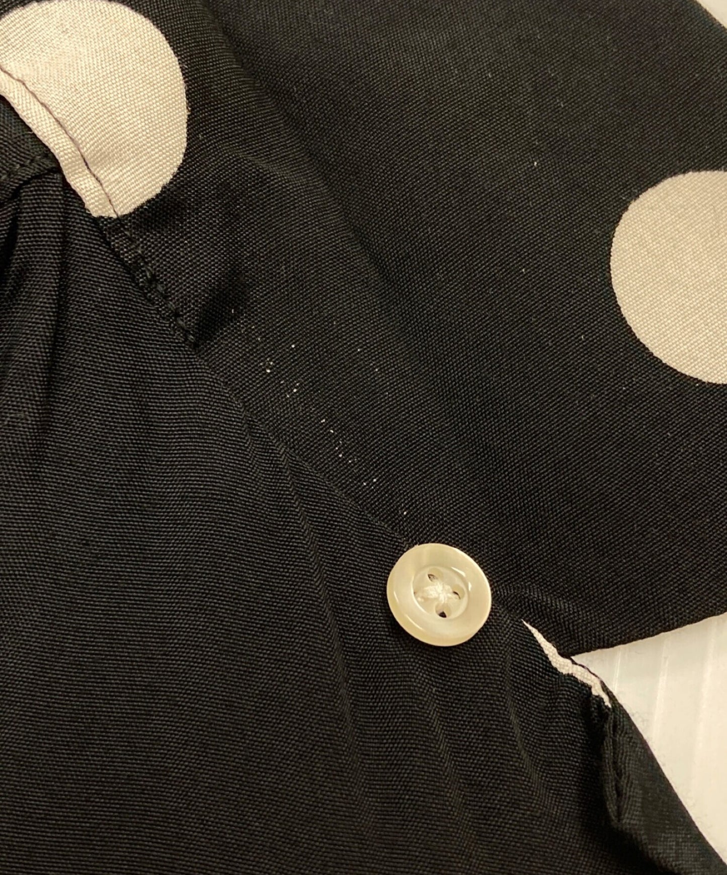 Wacko Maria Dots Hawaiian Shirts / Open Collar 셔츠 / Long Sleeve Dot Pattern Hawaiian Shirt