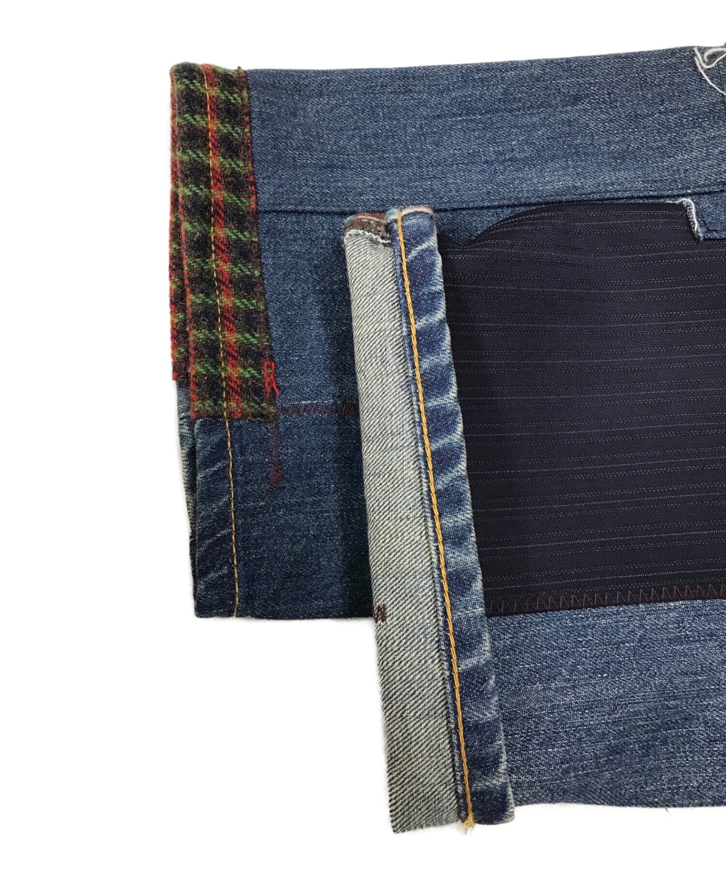 Junya Watanabe Man Patchwork กางเกงยีนส์ WJ-P204