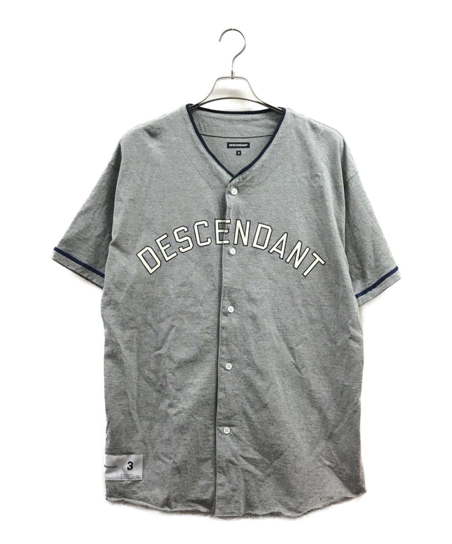 HOMME PLISSE 18AW Jersey Shirt -L.Gray/2-