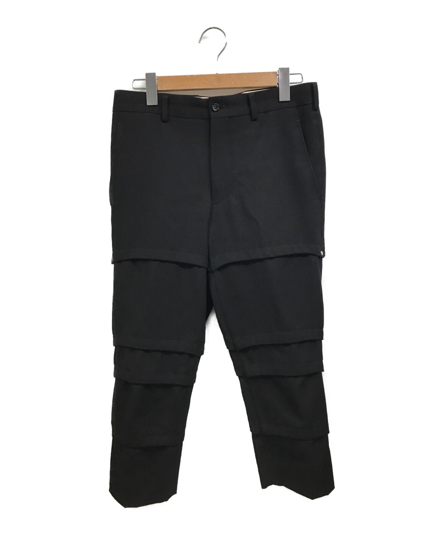 COMME des GARCONS HOMME PLUS Armor of Peace Cropped caulk pants PR