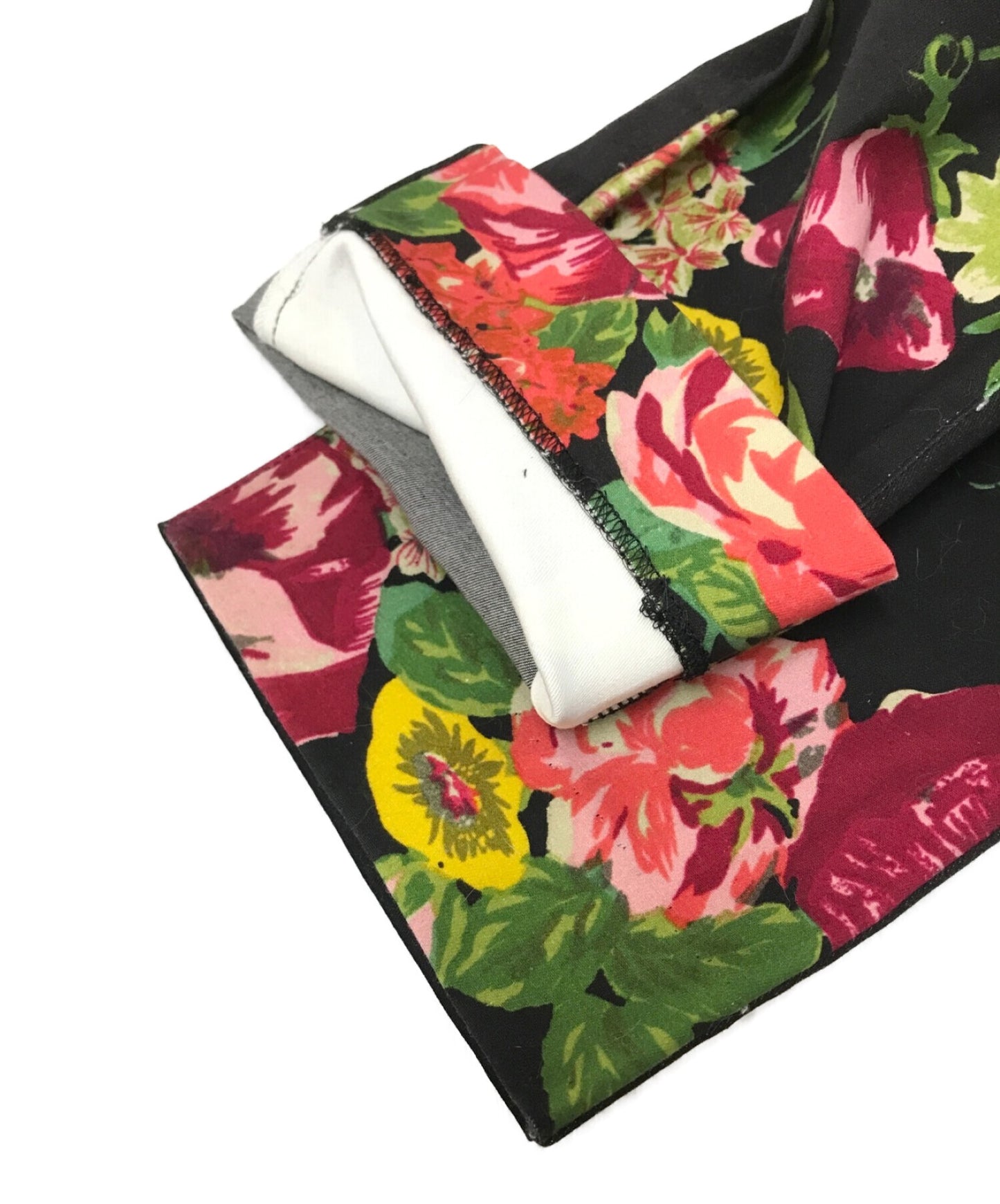 Junya Watanabe Comme des Garcons กางเกงลายดอกไม้, กางเกงที่มีลวดลาย, กางเกงขายาว, Junya Watanabe JB-P005