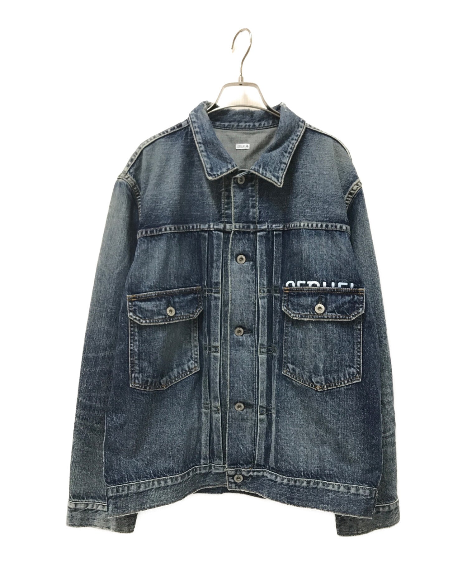 SEQUEL 2nd Damaged Denim Jacket Popular Collaboration Regular