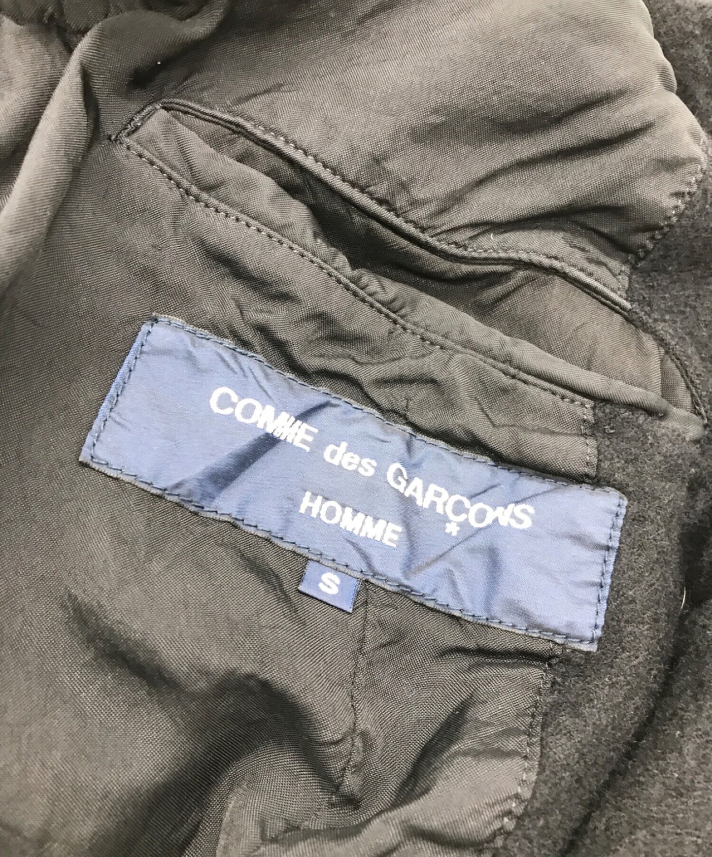 Comme des Garcons Homme Wool Shrunken Tailored Jacket HT-J025