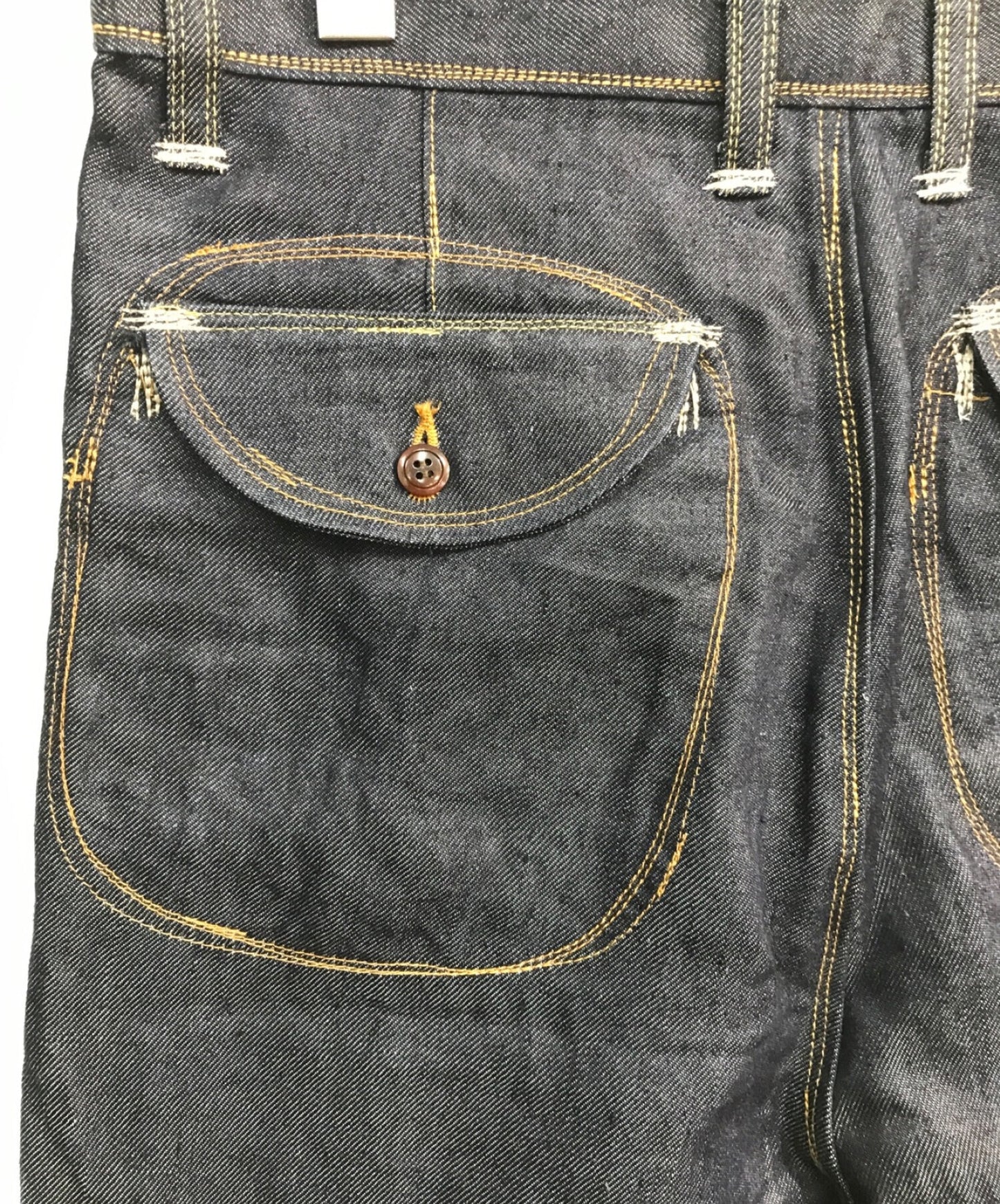 Comme des Garcons Junya Watanabe Man Linen 스티치 데님 바지 WG-P025 AD2020 WG-P025