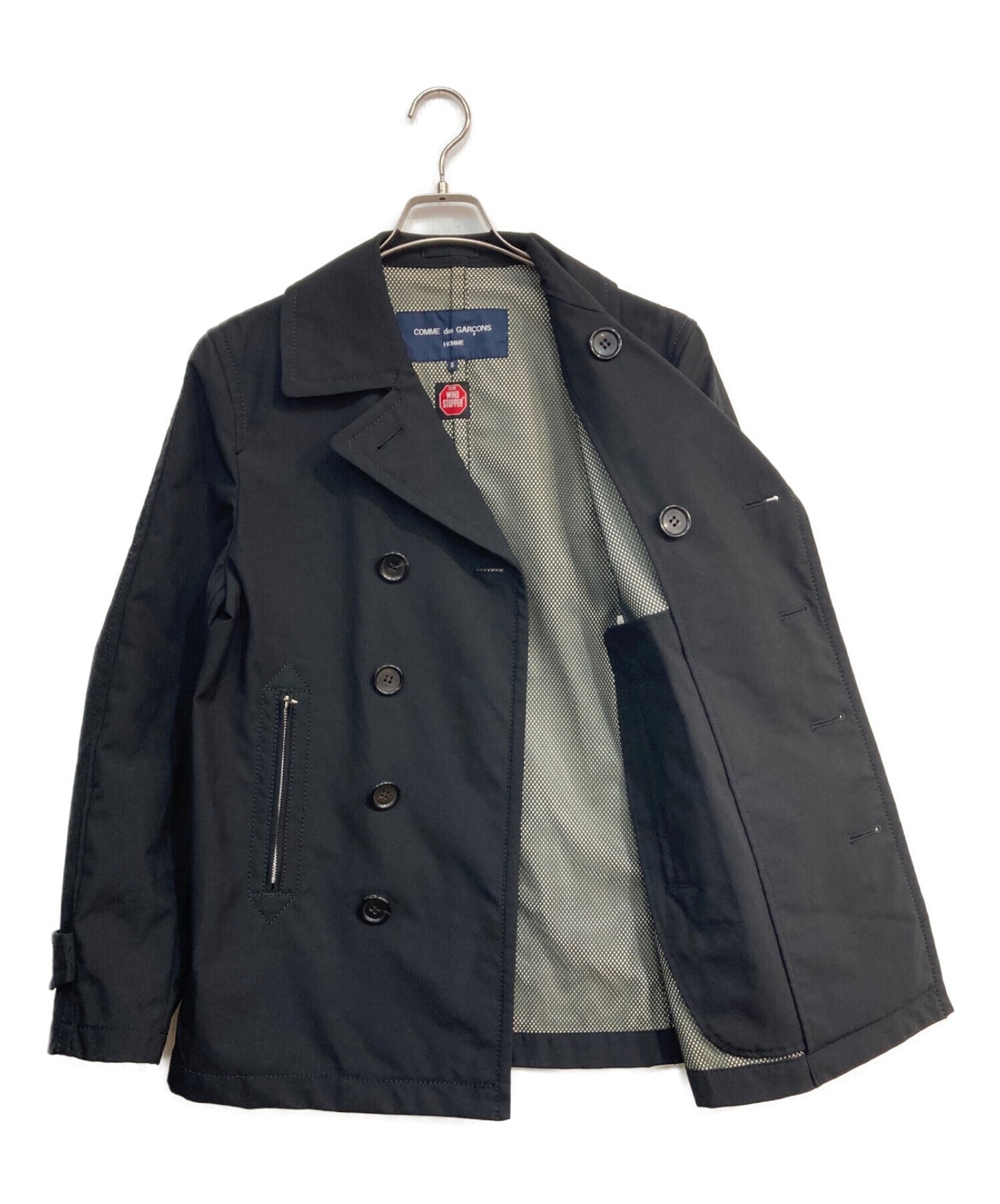 Comme des Garcons Homme Wool Gaber P-Coat AD2006防风台