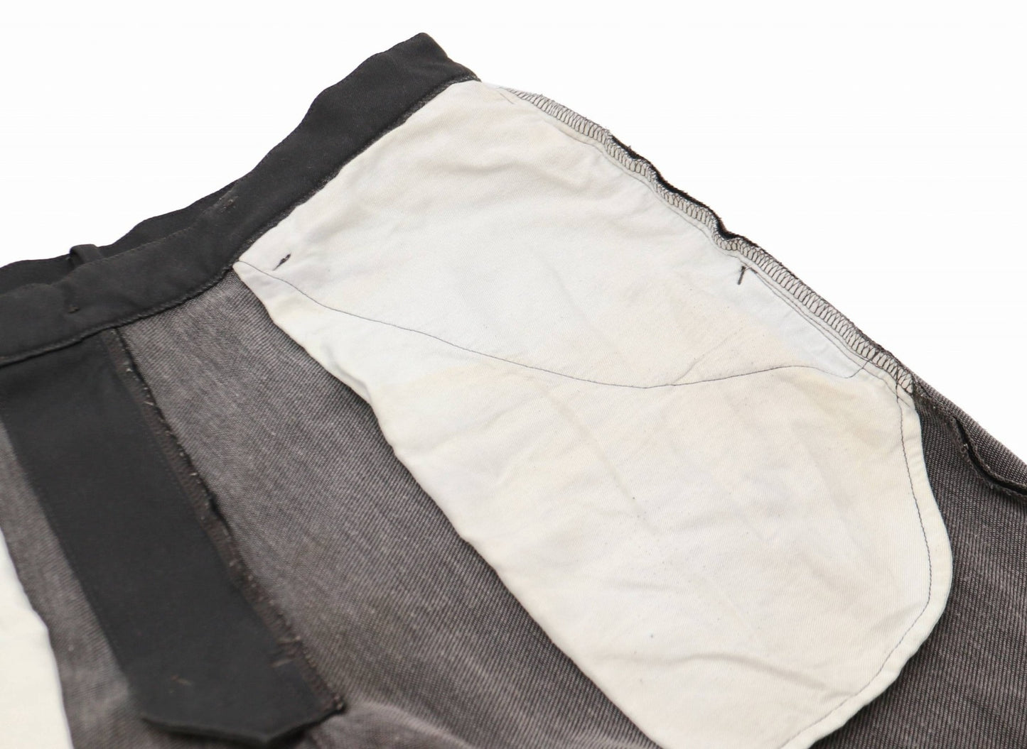 Black Comme des garcons poly shrink-wrap roll-up