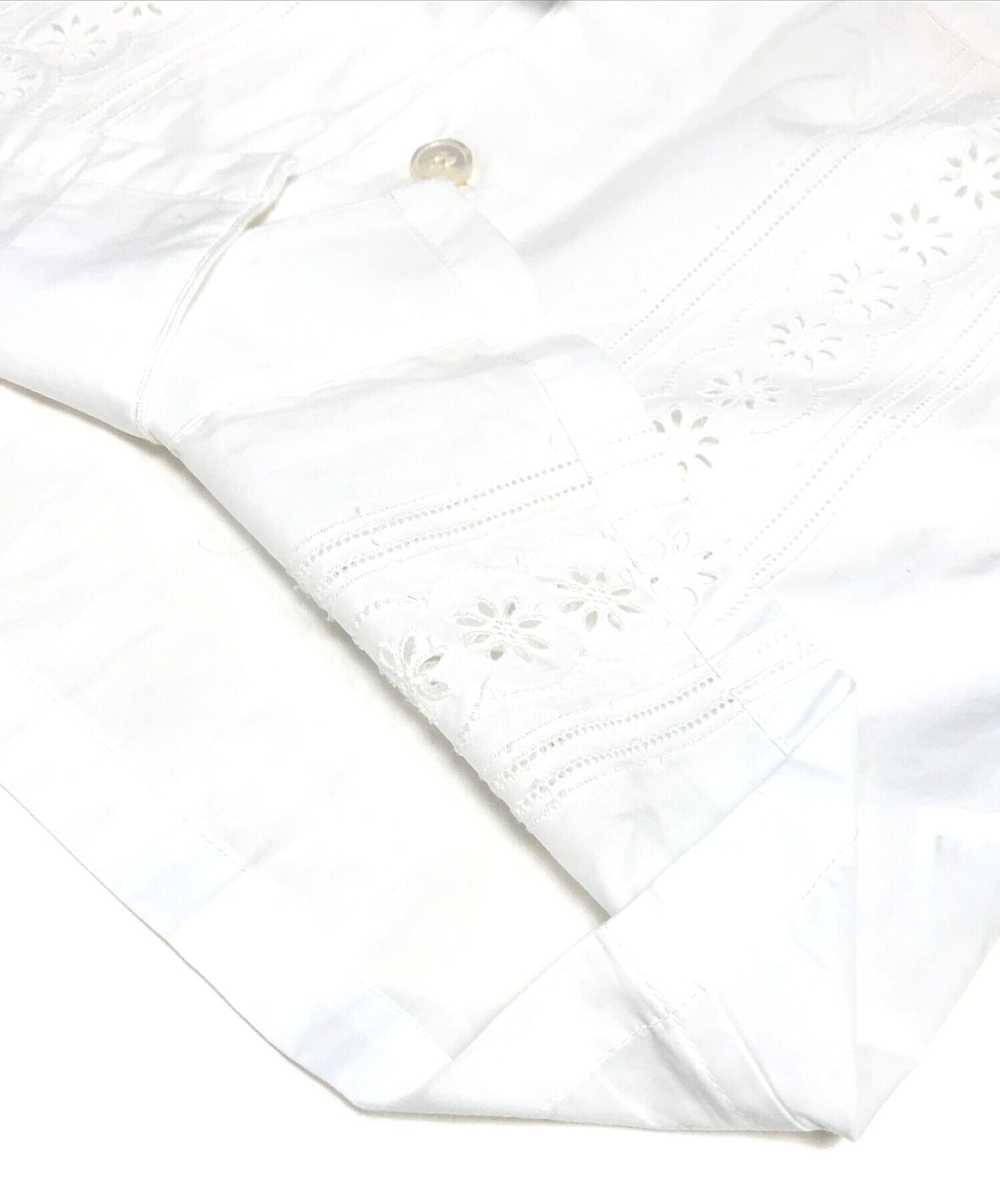 Tao Comme des Garcons 아일릿 자수 파자마 셔츠 ti-b021