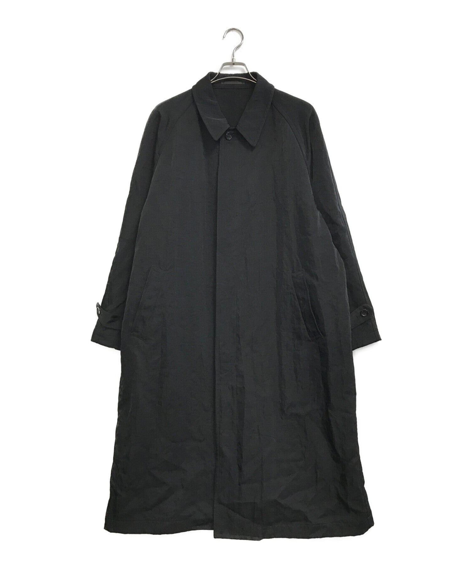 COMME des GARCONS HOMME [OLD] Nylon Gaber Soutain Collar Coat HC