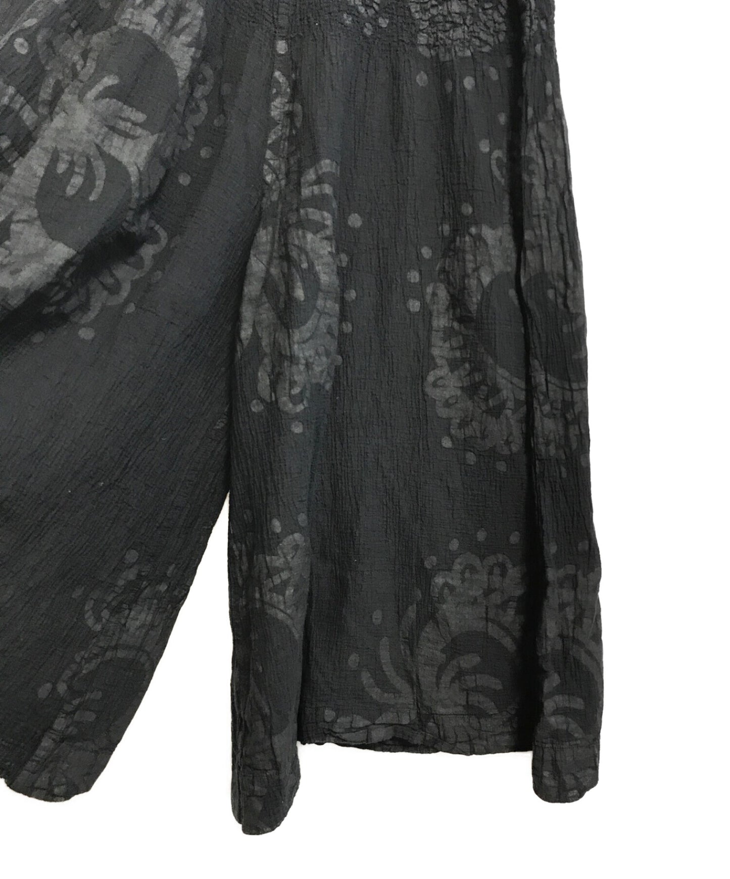 我issey miyake棉花floped裤子Mi12ff842