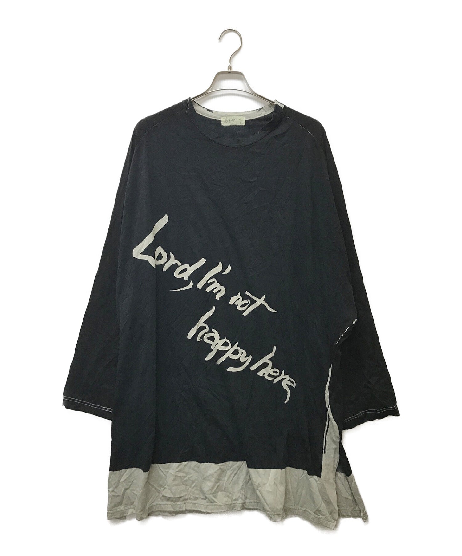 [Pre-owned] Yohji Yamamoto pour homme Mura-dyed long cut and sewn HH-T