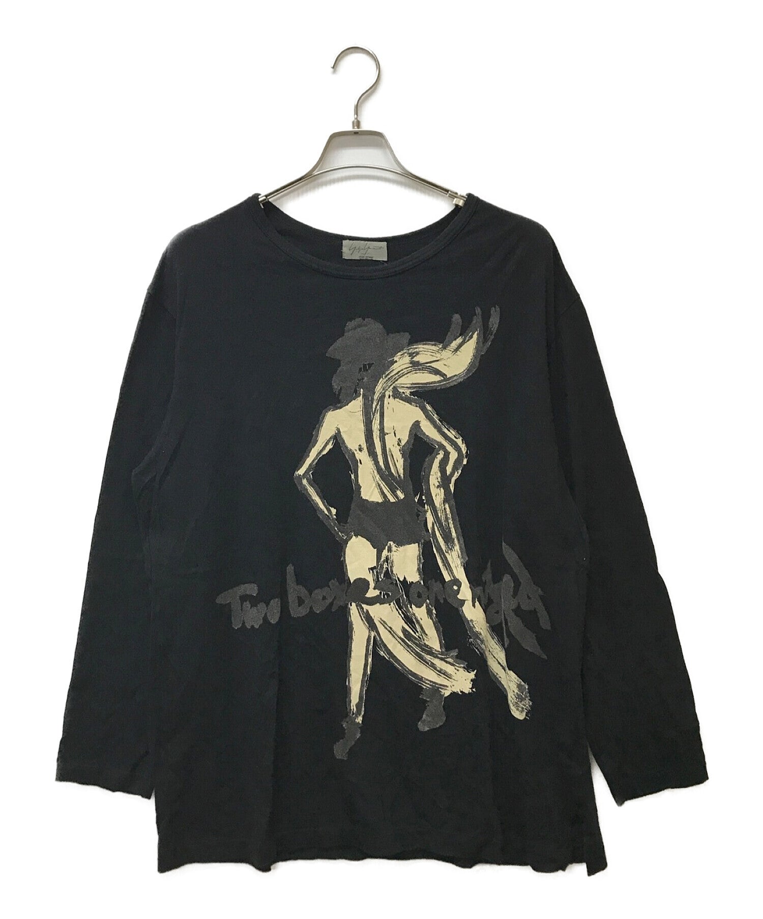 Pre-owned] Yohji Yamamoto pour homme Two boxes one night print L/S 