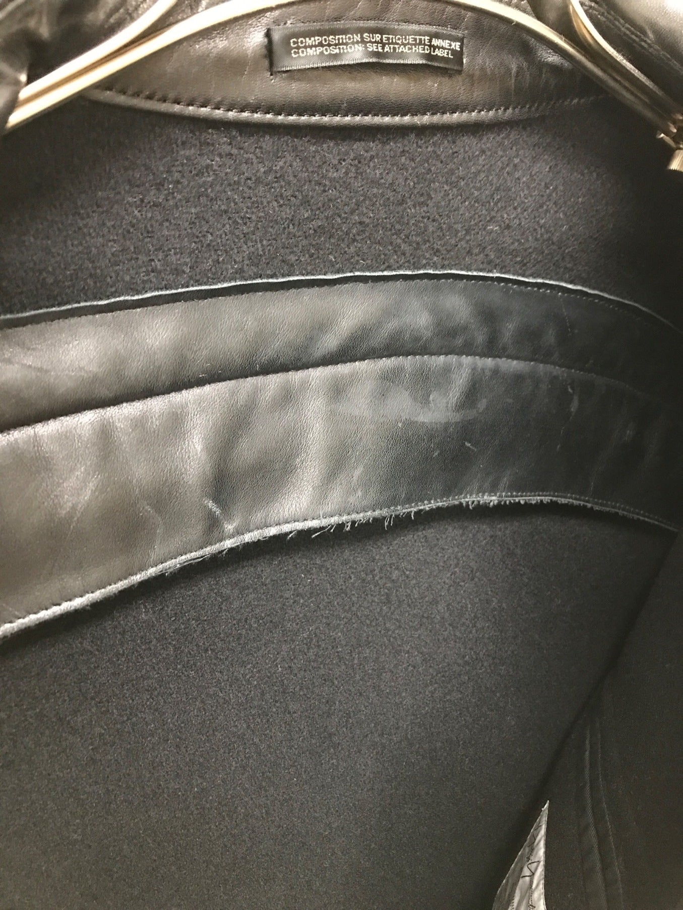 yohji yamamoto pour homme 양모 멜튼 Zip Blouson HJ-Y13-171