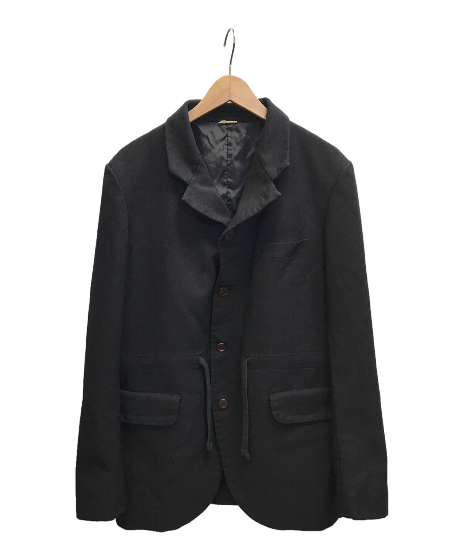 Comme des Garcons homme deux tie-waist เสื้อกระดุมเดี่ยว dh-j027