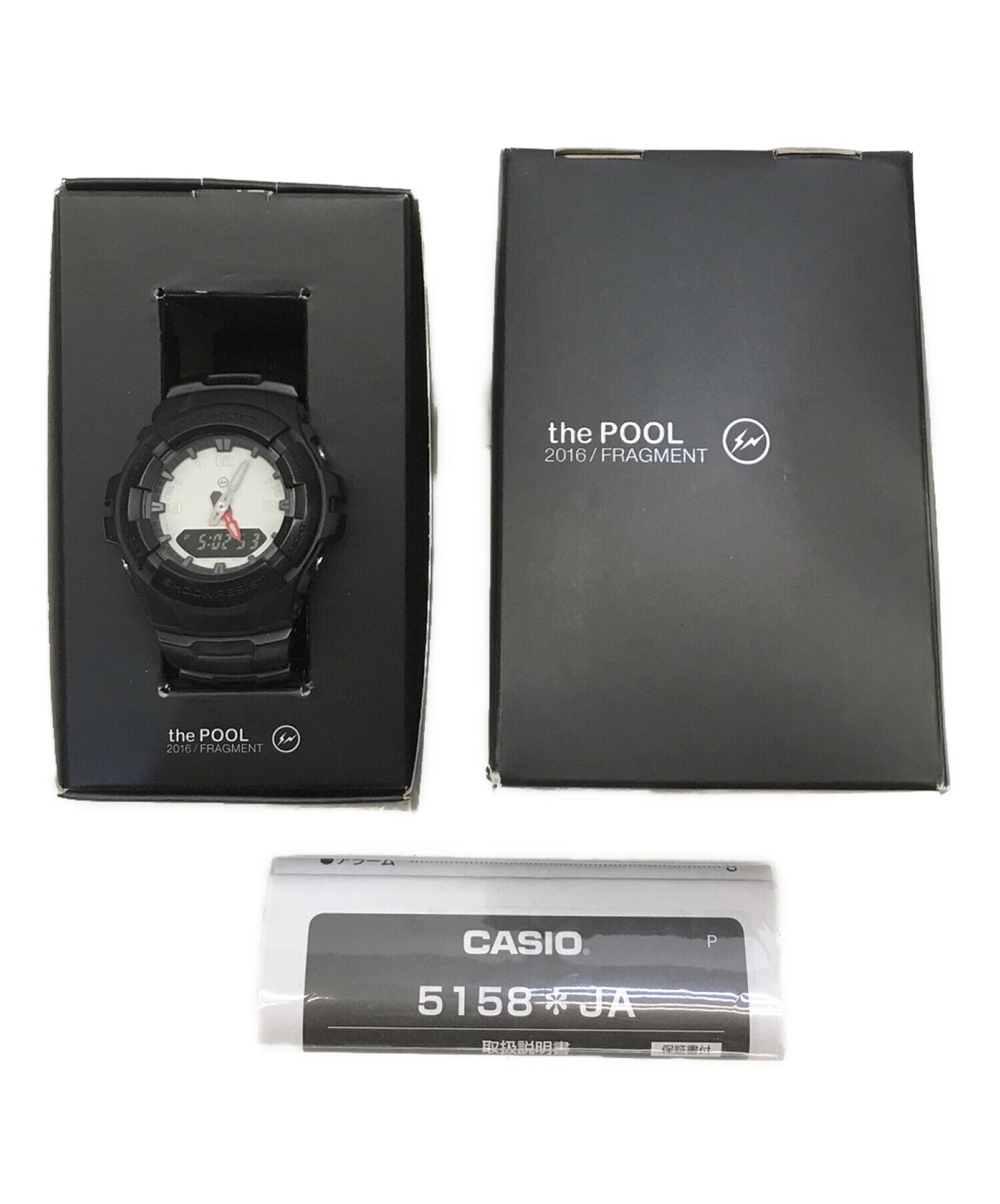 Casio X The Pool Aoyama/Fragment 16SS Fragment การทำงานร่วมกัน G-Shock