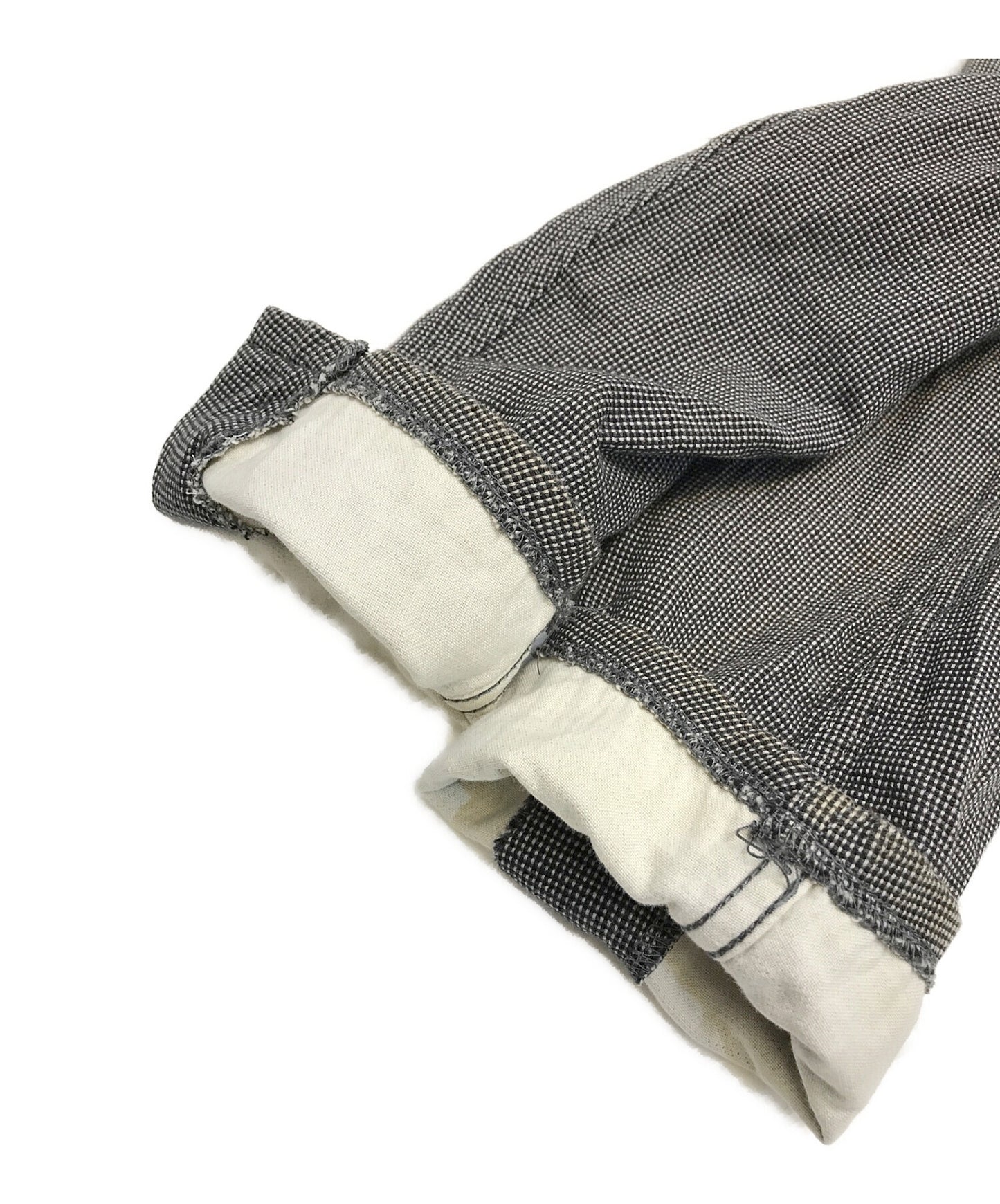 Comme des Garcons Homme Plus 04SS ที่พิมพ์ออกมาภายในแจ็คเก็ตผ้าฝ้ายที่สามารถย้อนกลับได้ PM-J026 AD2003