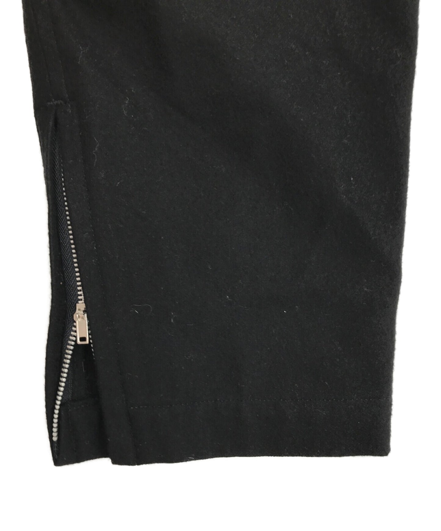 Comme des garcons homme plus zip hem wool กางเกง pk-p047