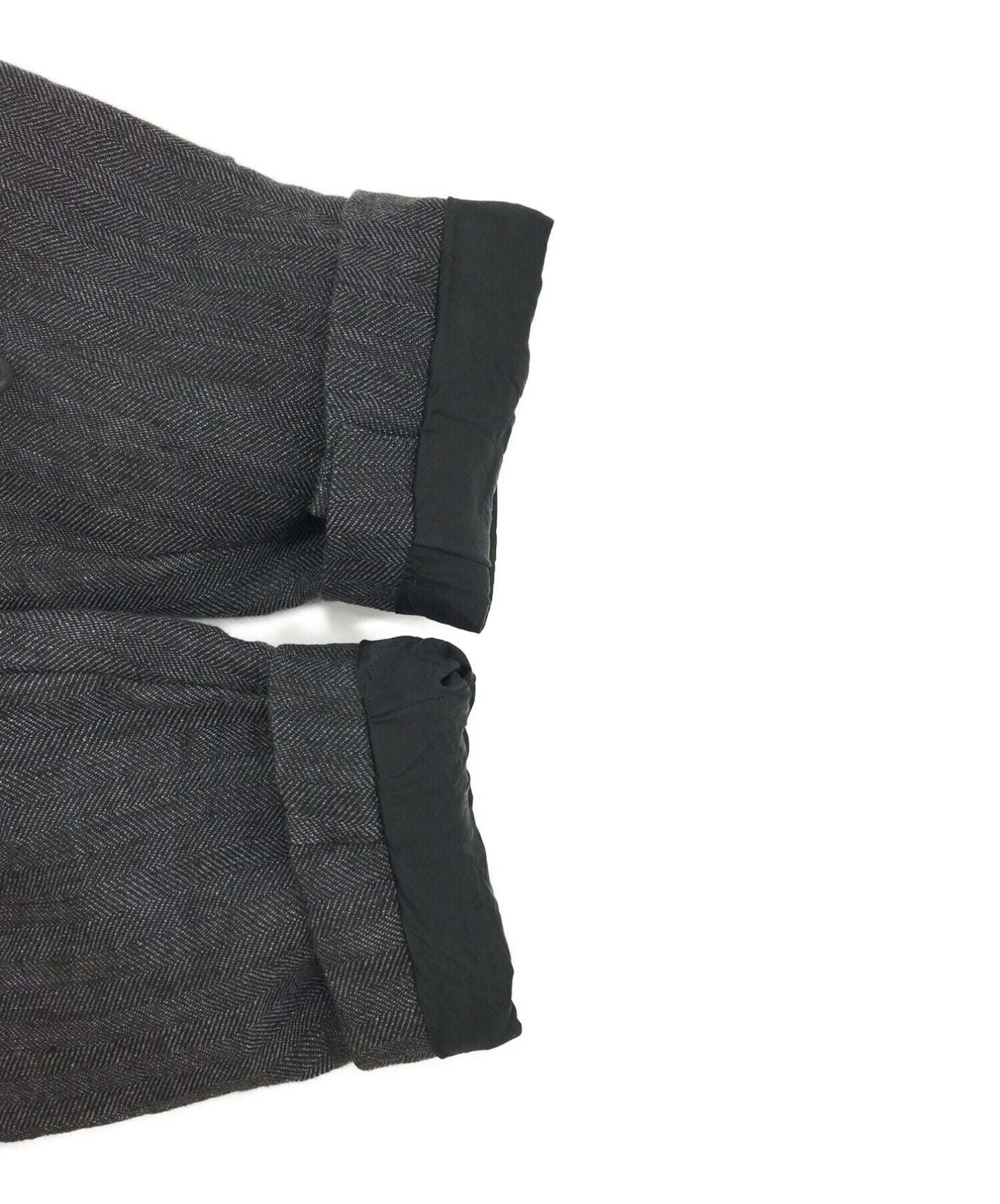 Comme des Garcons Homme Deux Linen 및 일본 종이 주름진 재킷 주름진 재킷 DK-J047 AD2022