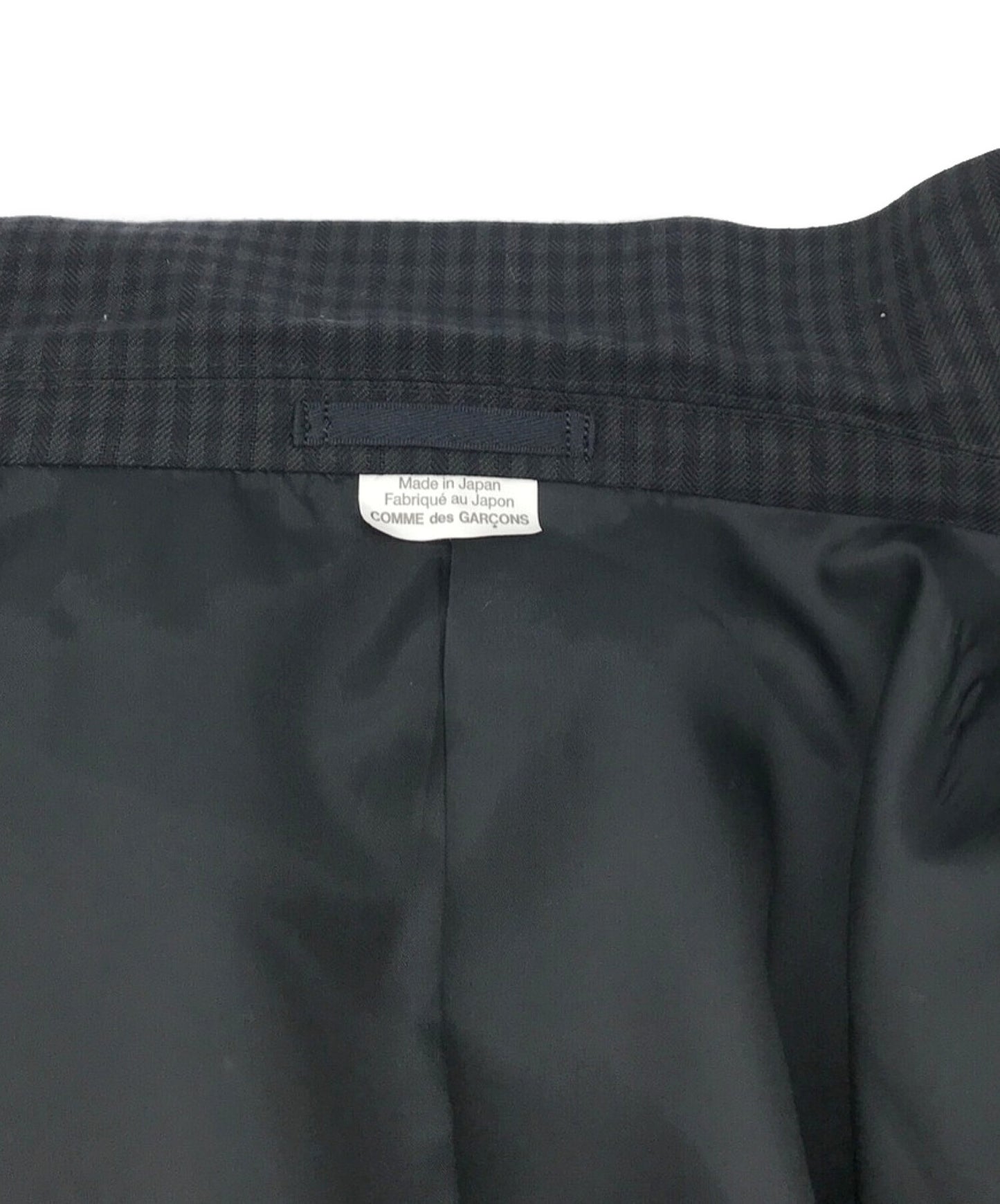 COMME DES GARCONS HOMME DEUX螺旋量身定制的外套DL-J027